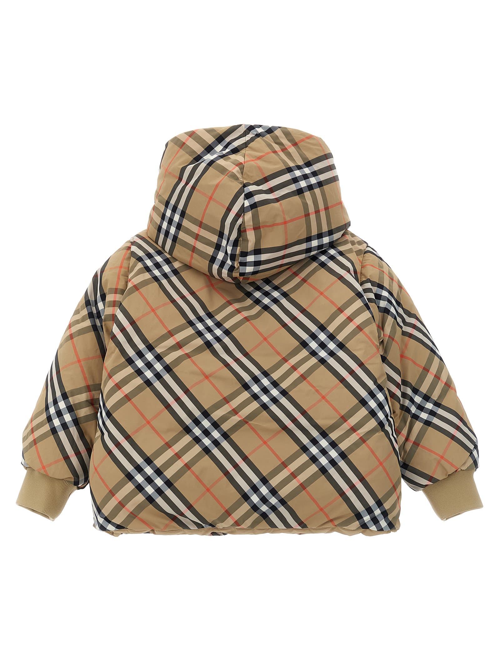 Burberry Axel Reversible Down Jacket In Brown