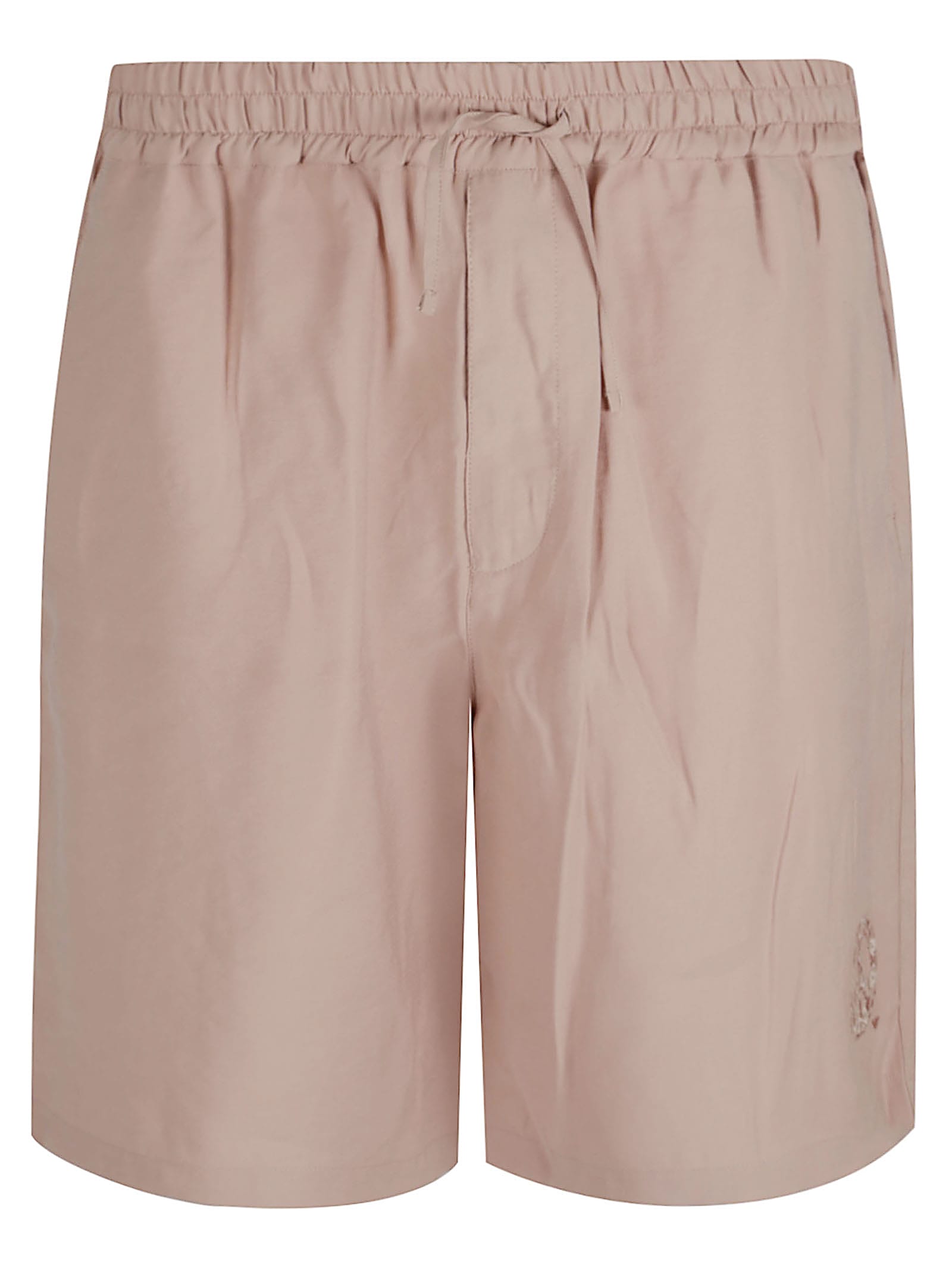 Emporio Armani Soft-touch Modal Bermuda Shorts With Peace-inspired Print