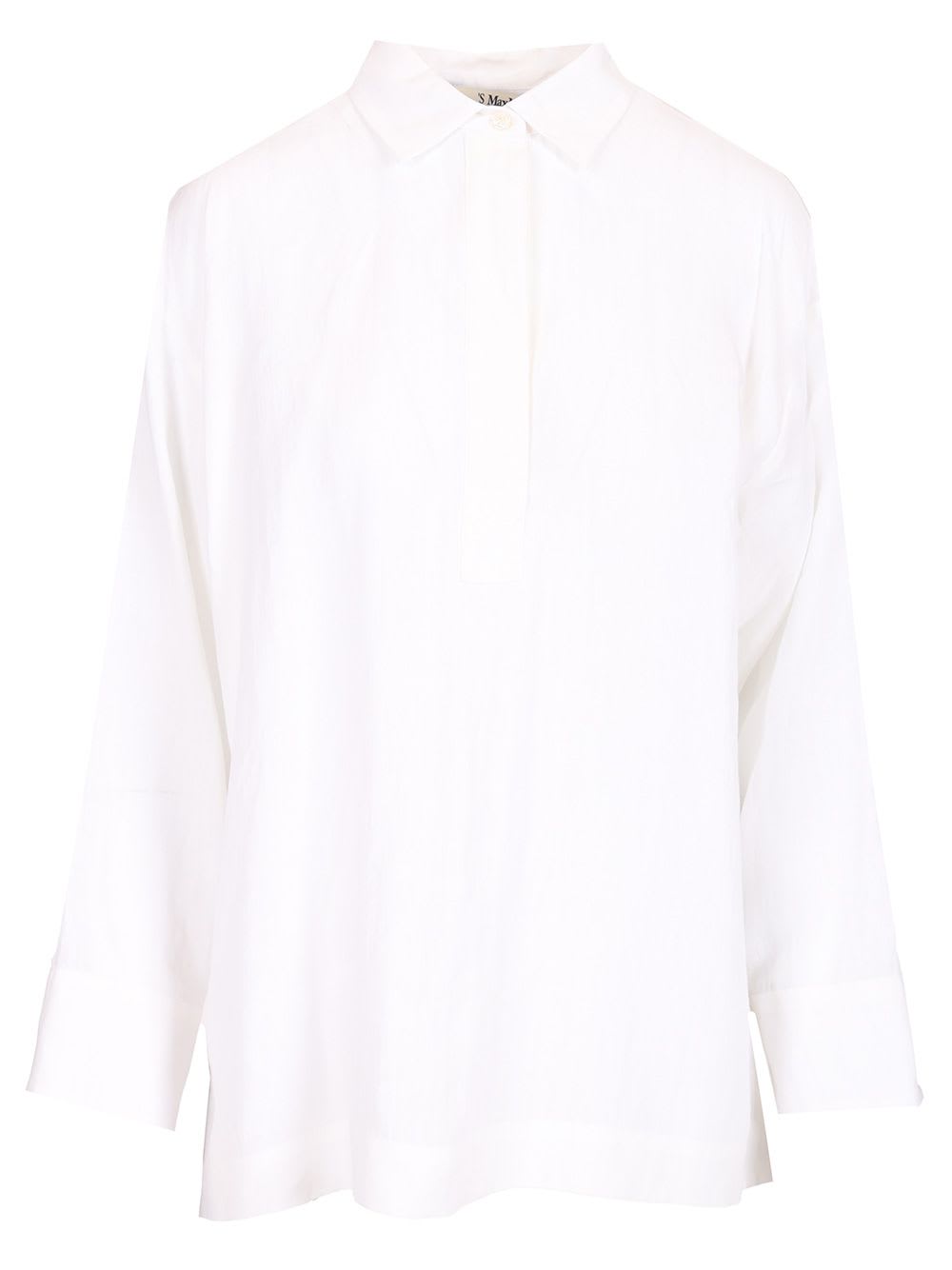 Shop 's Max Mara Linen Polo Shirt