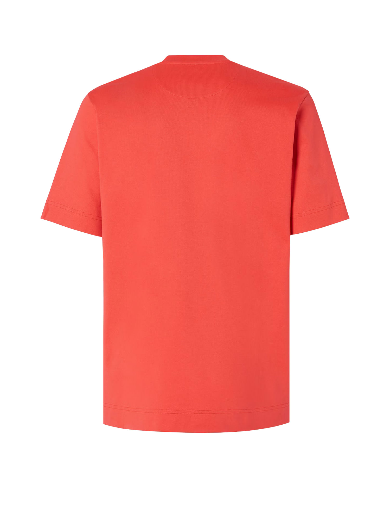Fendi Cotton T-shirt In Orange