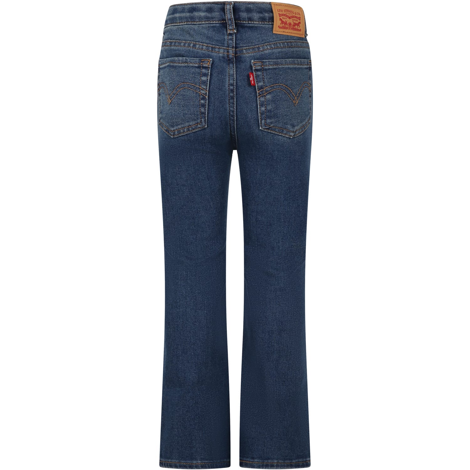 Levi's Denim Jeans For Girl With Logo Patch In Denim