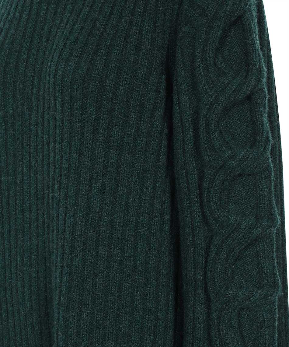 Shop Stella Mccartney Crew-neck Cashmere Sweater In Green