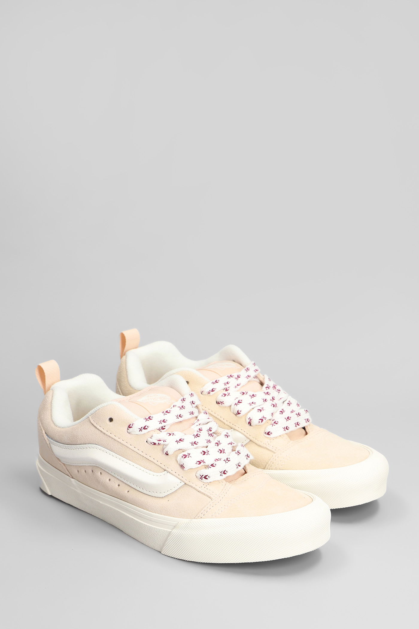 Vans Knu Skool Sneakers In Rose-pink Suede In Yellow
