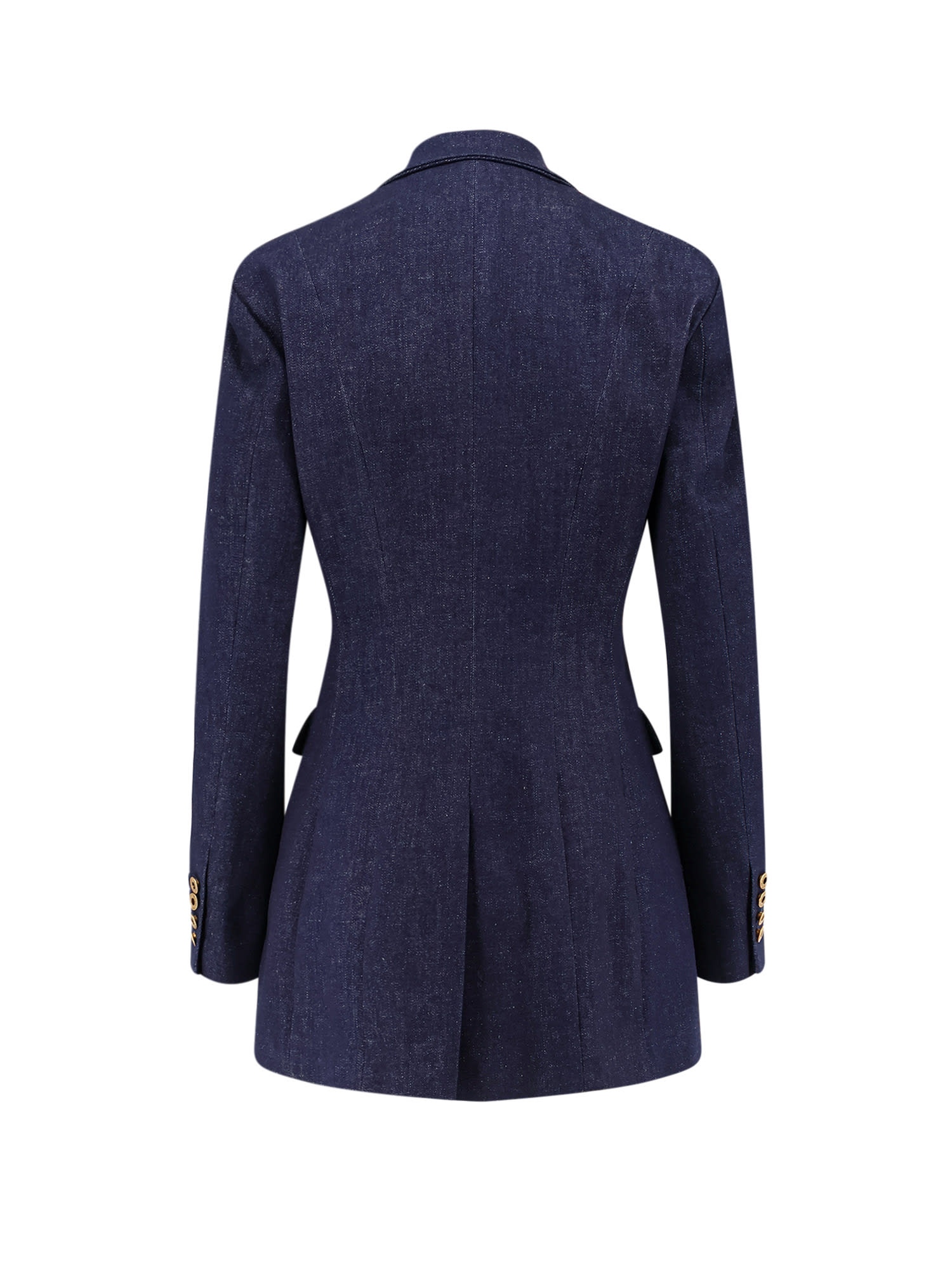 Pence Isabella Single-breasted Blazer In Blue