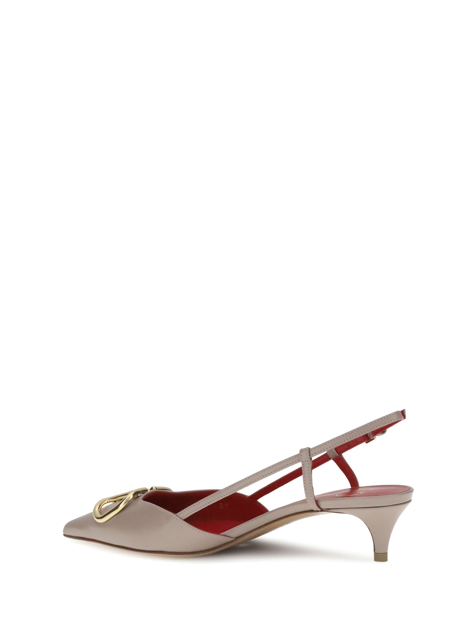 Valentino Vlogo Pumps In Gray
