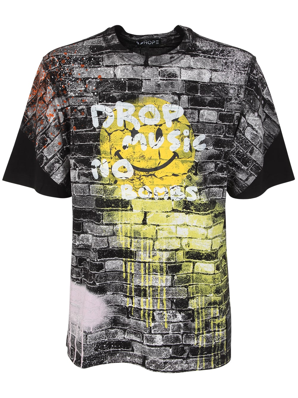 Shop Drhope All Over Wall T-shirt In Multi