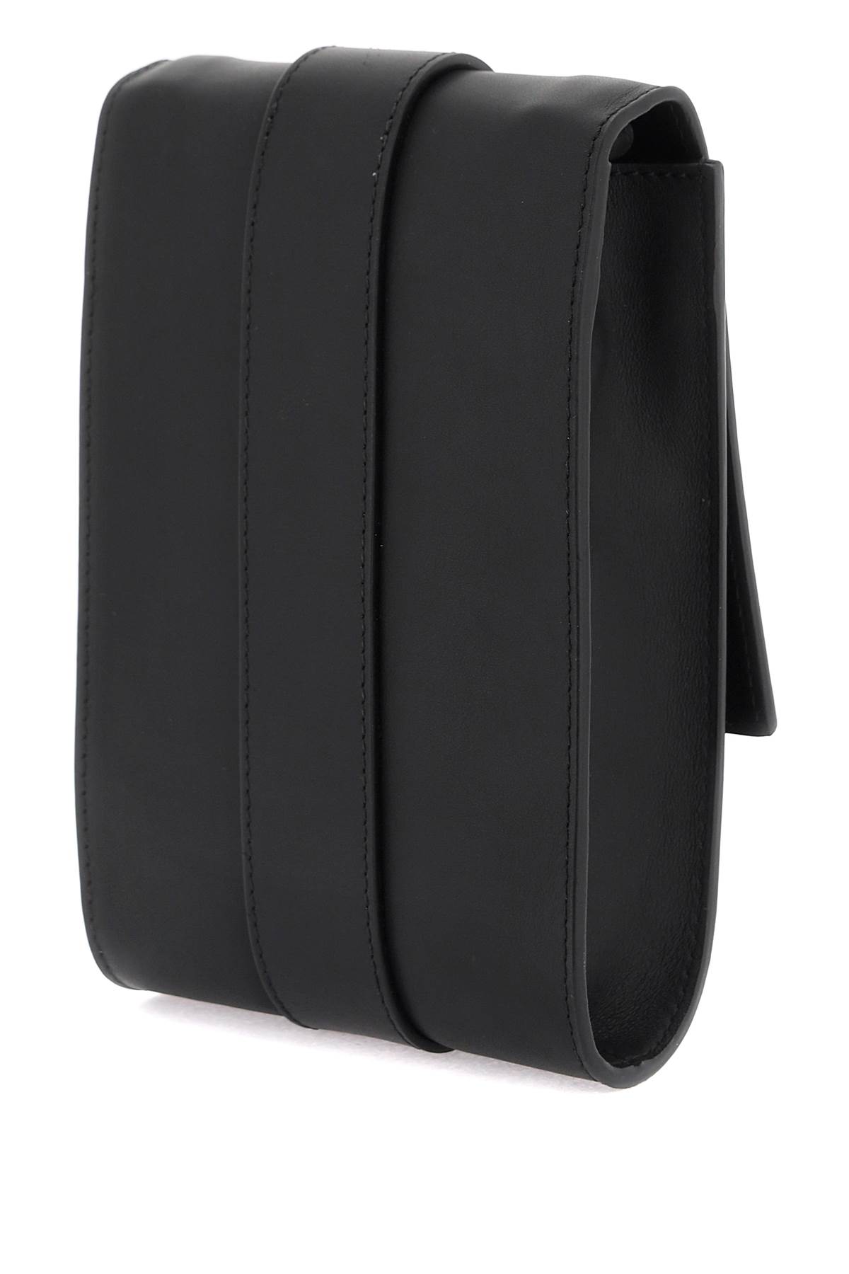 Shop Y/project Y Belt Crossbody Bag In Black Silver (black)