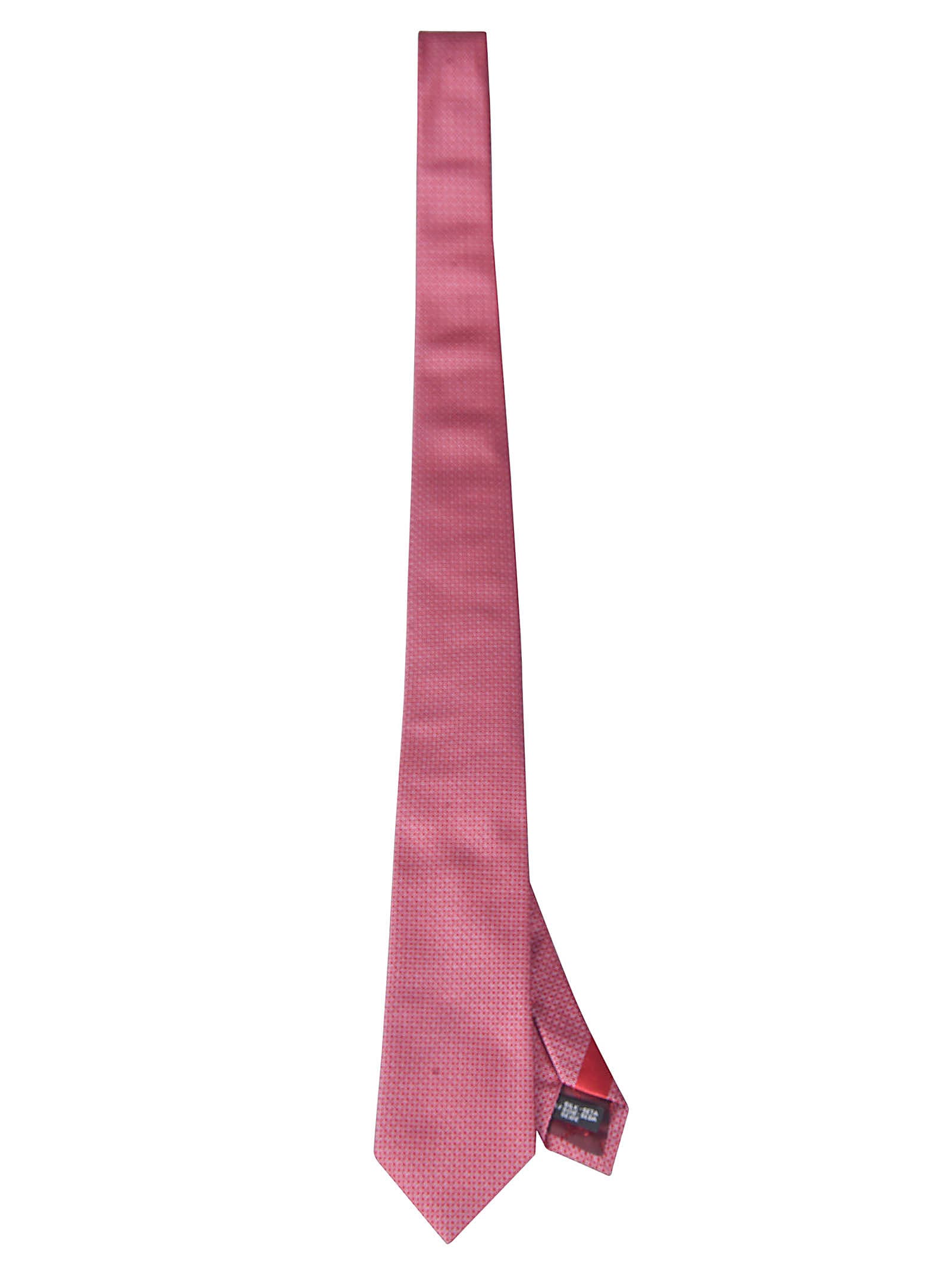 Ferragamo Printed Neck Tie In Red