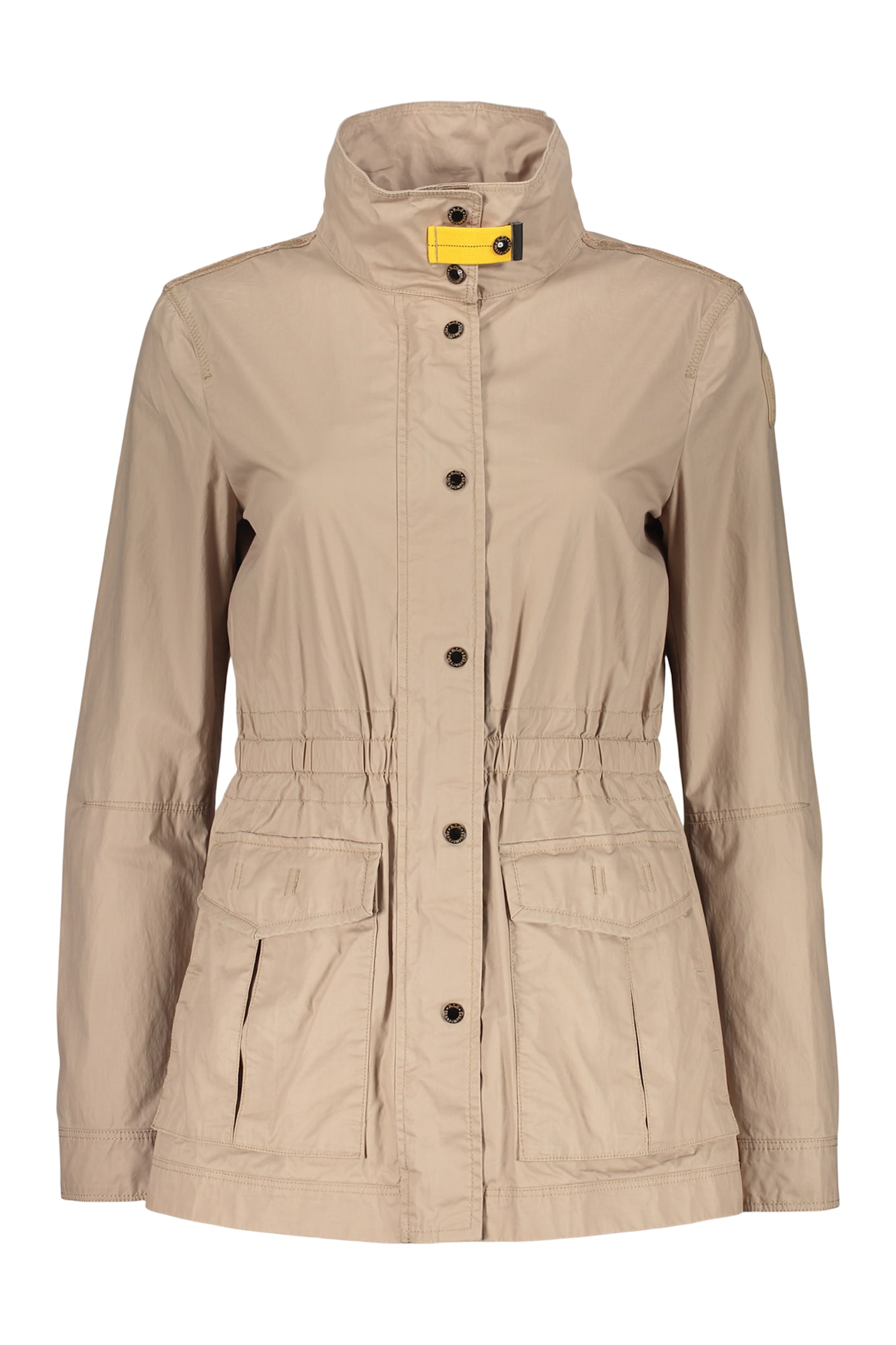 Parajumpers Button Collar Jacket In Brown