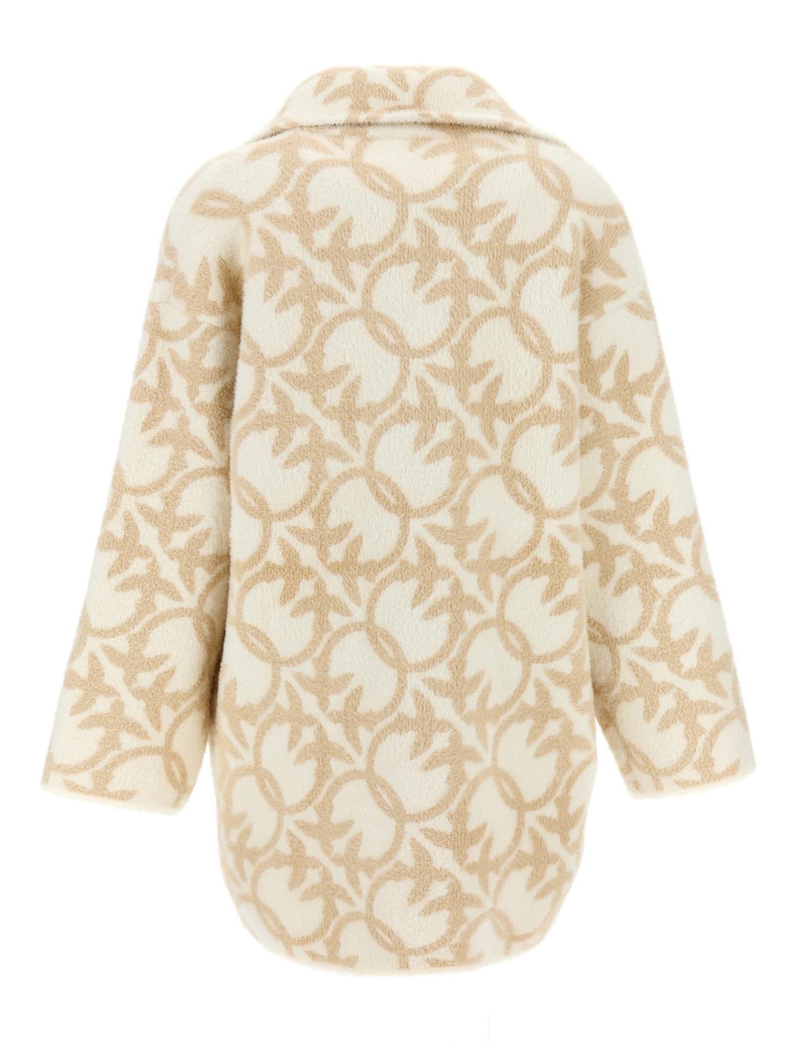 Shop Pinko Toro Coat In Beige