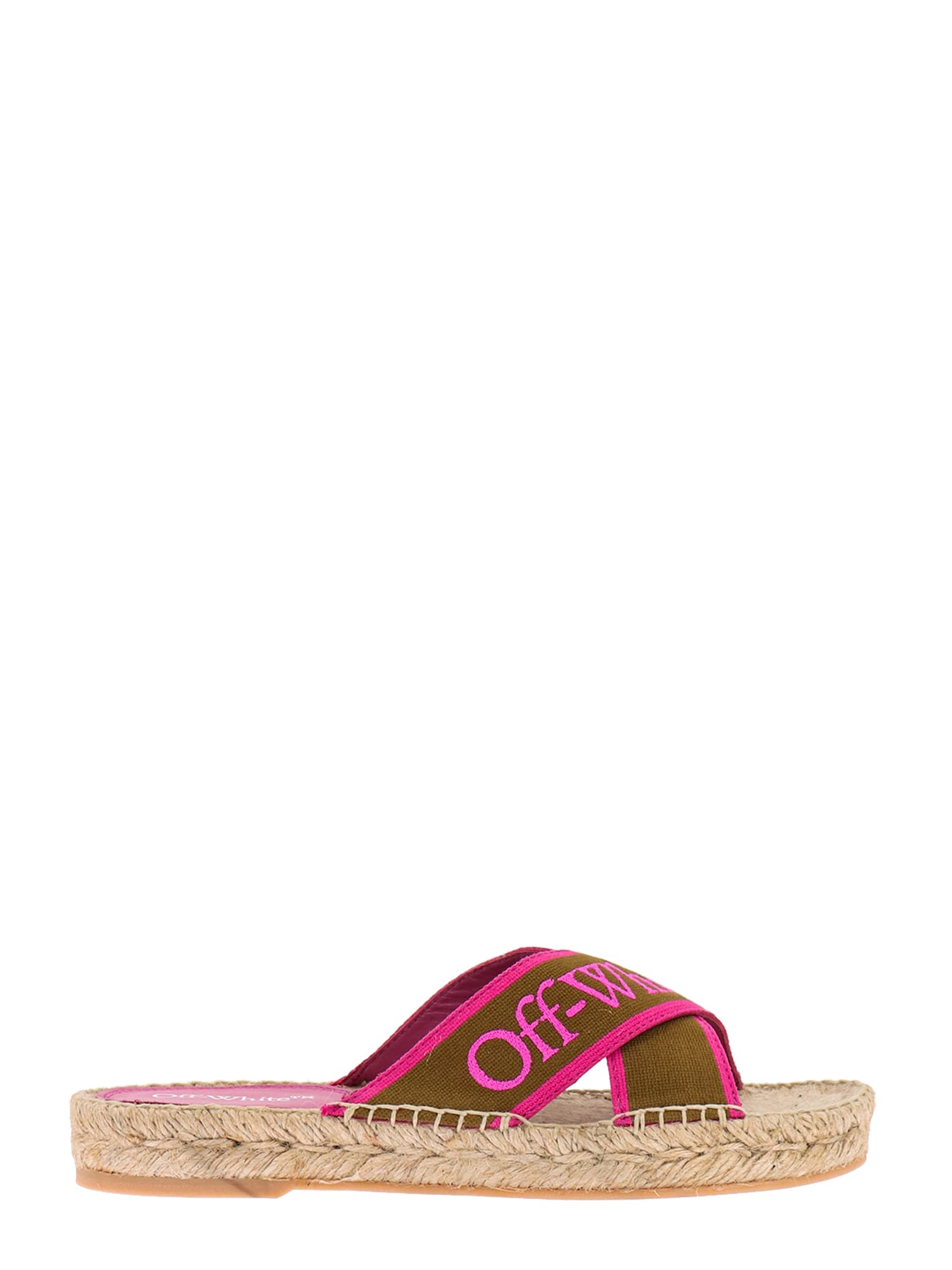 Off-White Bookish Criss Cross Sandals