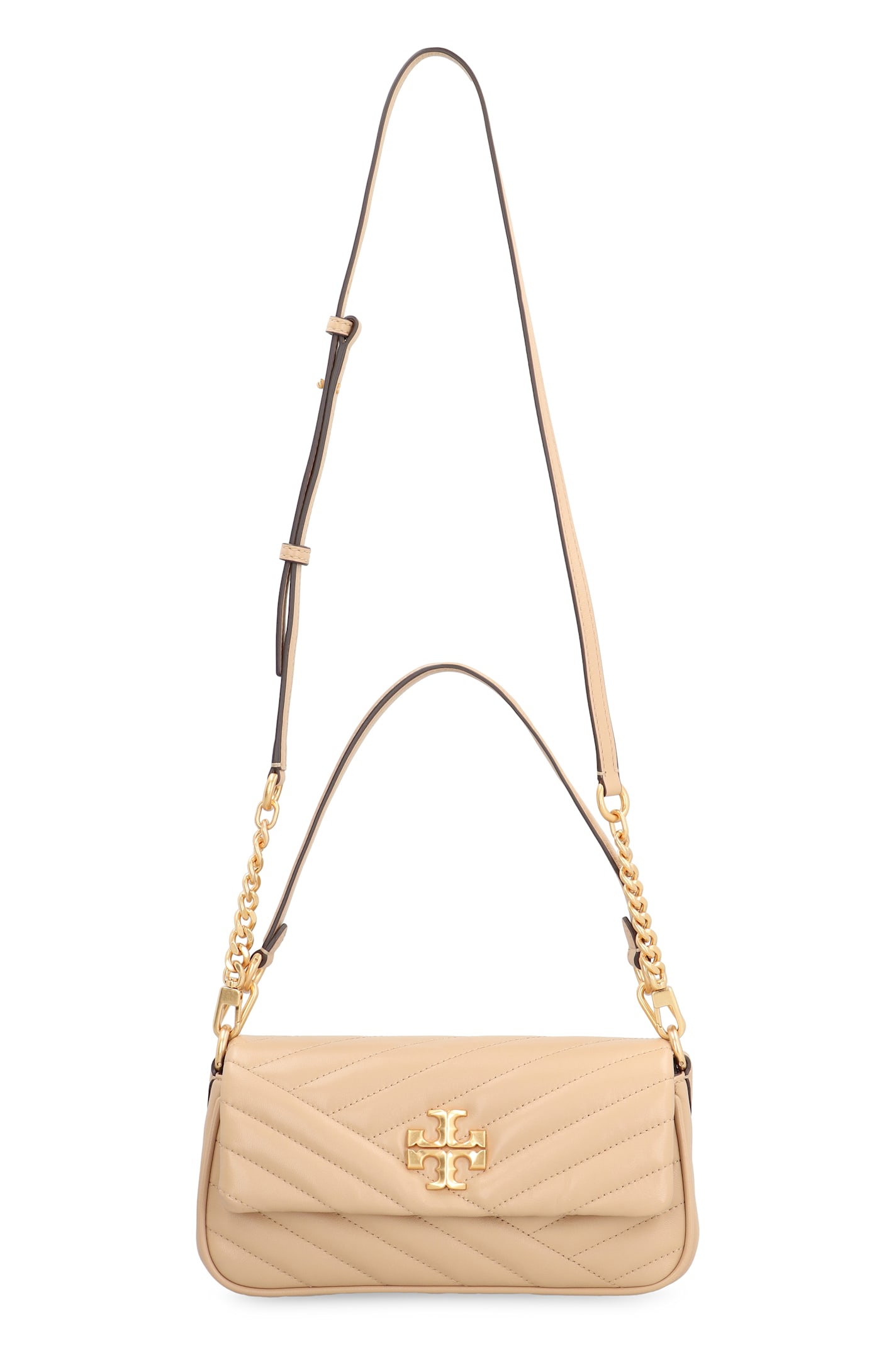 TORY BURCH KIRA LEATHER SHOULDER BAG 