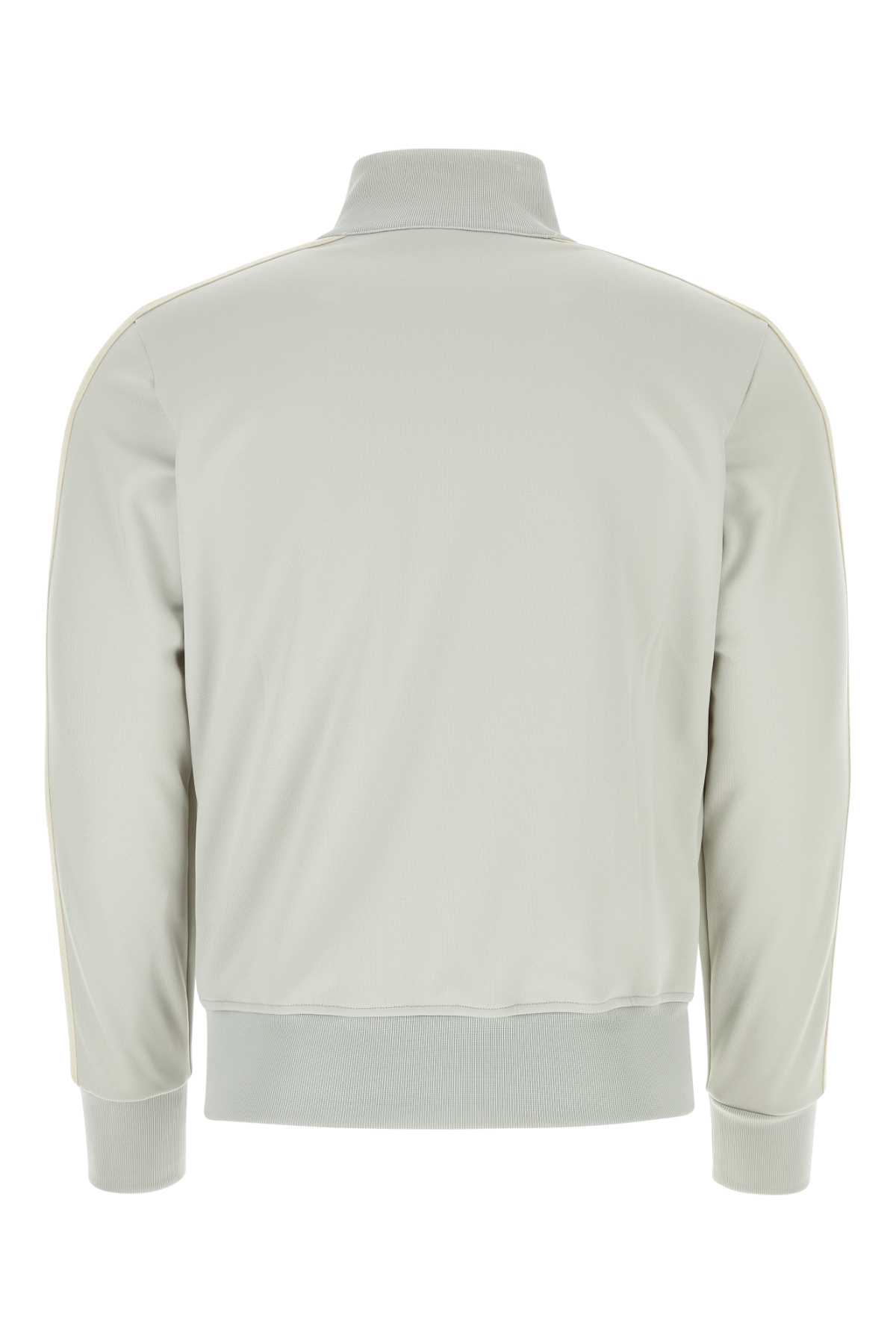 Shop Palm Angels Light Grey Polyester Sweatshirt In Lightgreyblack