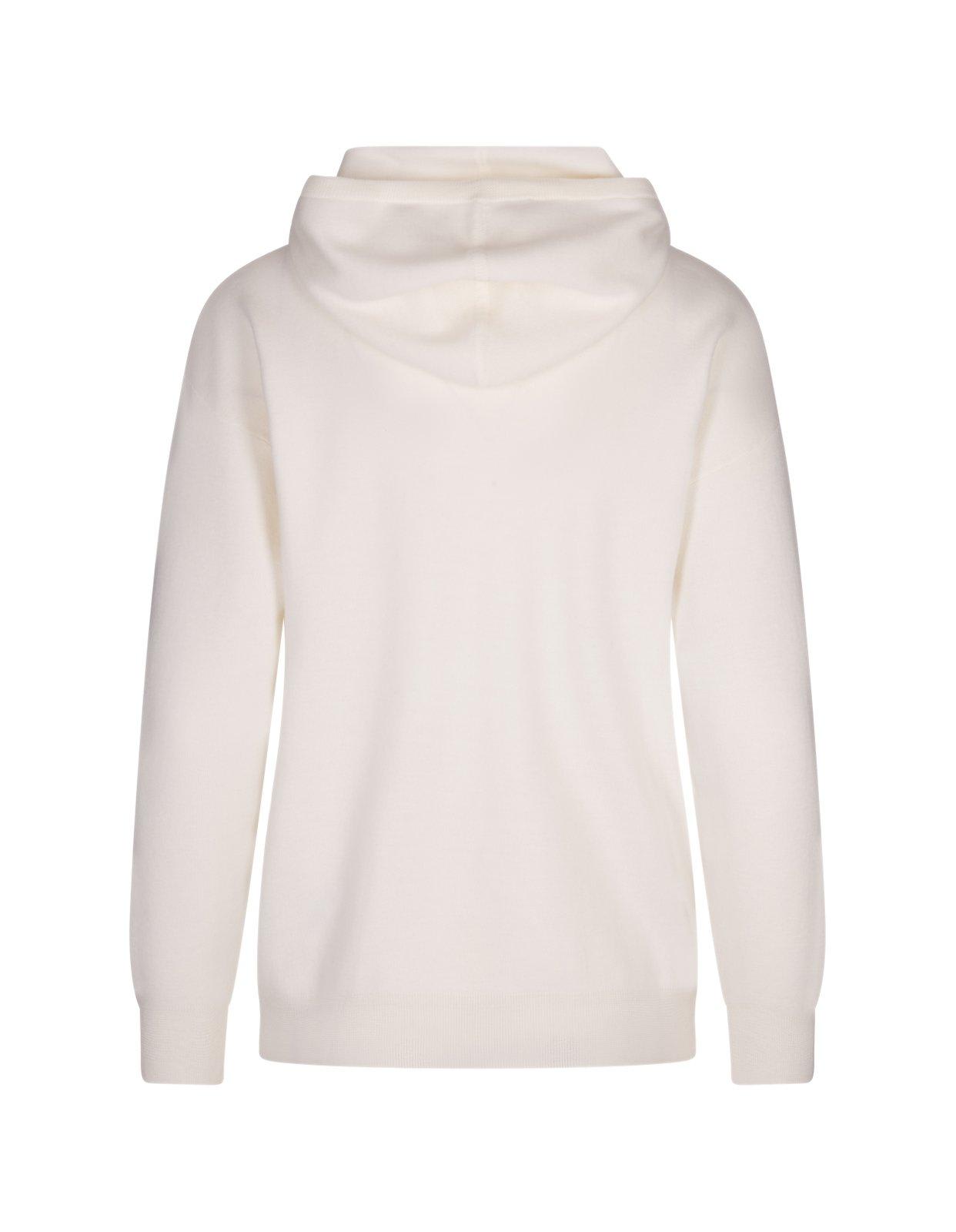 Shop Max Mara Pamir Drawstring Long-sleeved Hoodie