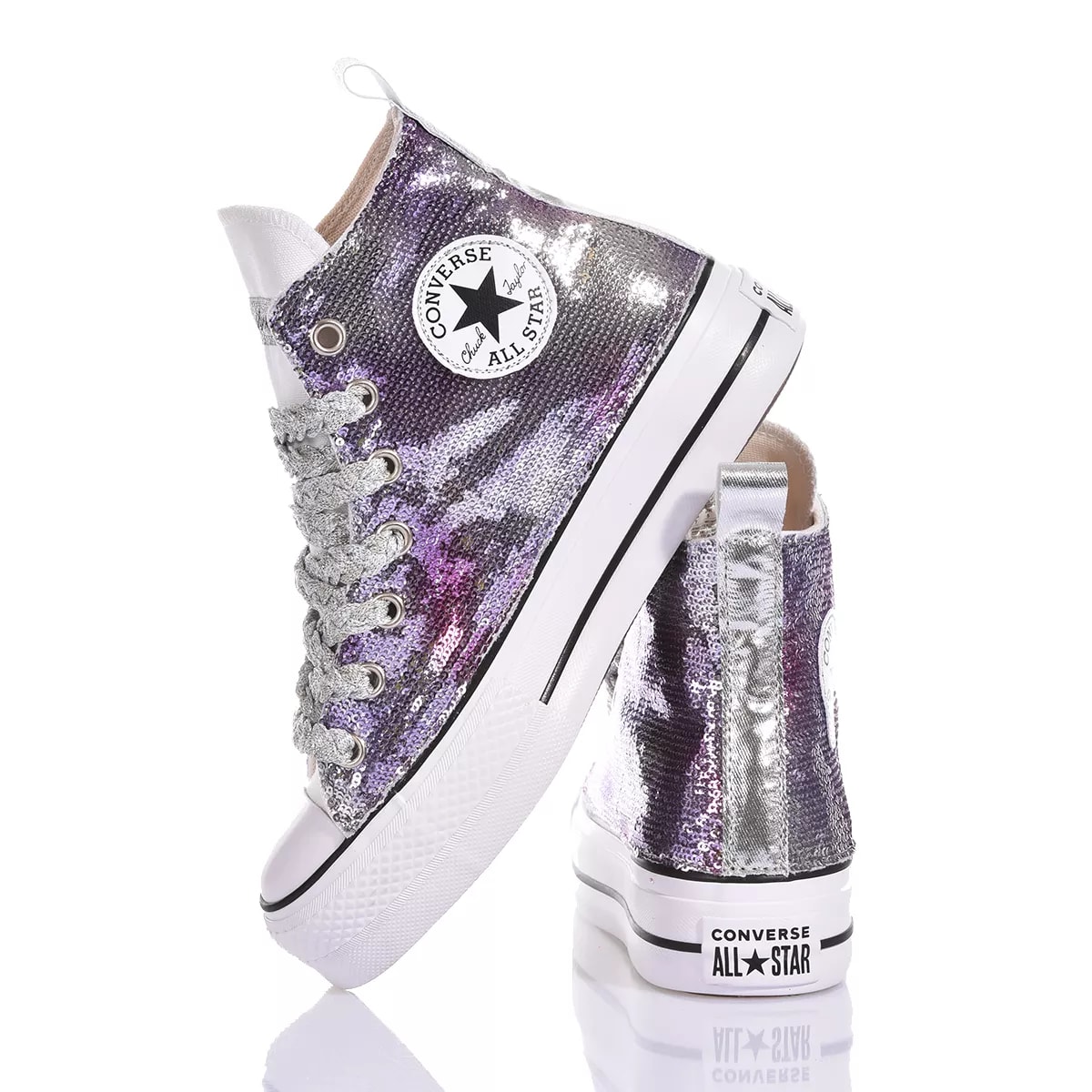 Shop Mimanera Converse Platform Cold Gleam