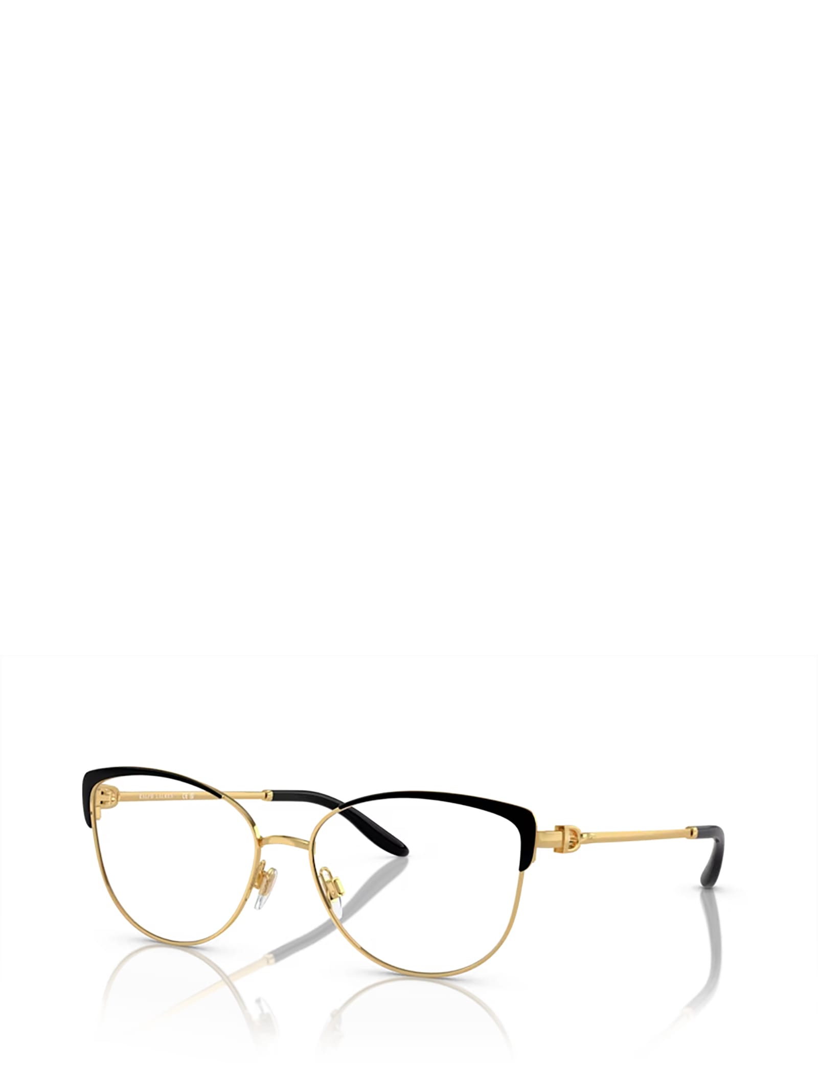 Shop Ralph Lauren Rl5123 Black / Gold Glasses