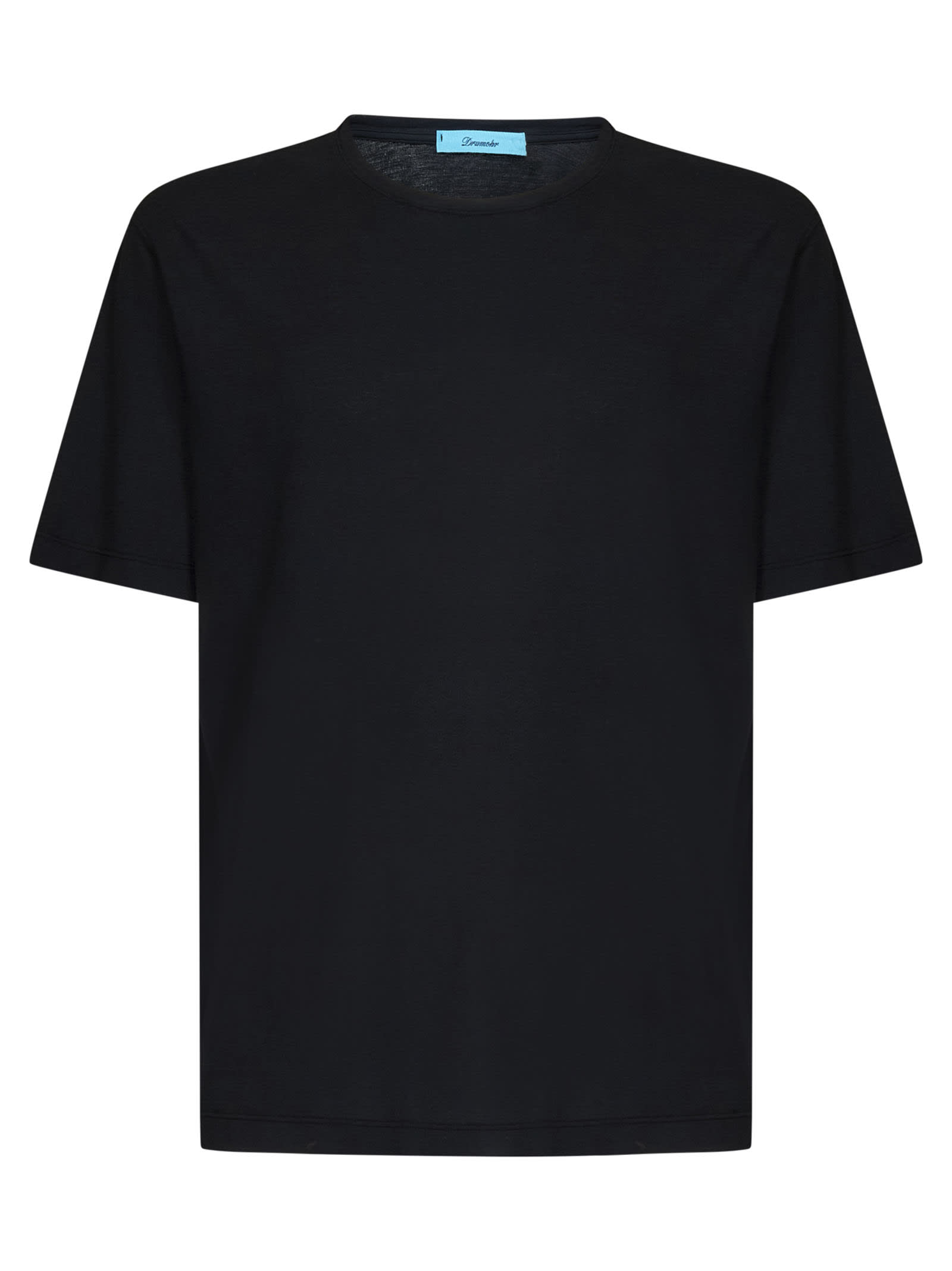 Shop Drumohr T-shirt T-shirt In Nero