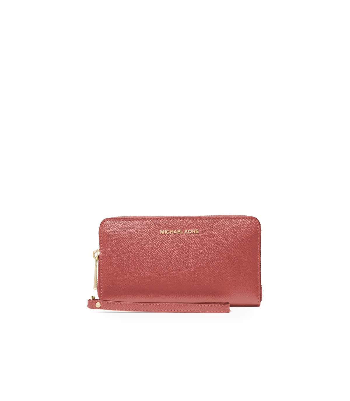 michael kors pink wallet