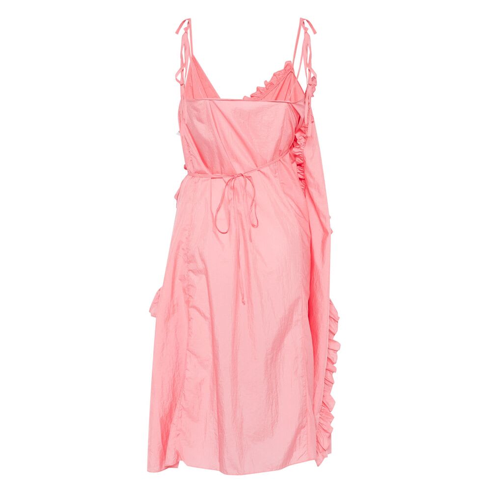 Cecilie Bahnsen Amilia Dress Shiki Light Taffeta Sorbet In Rose