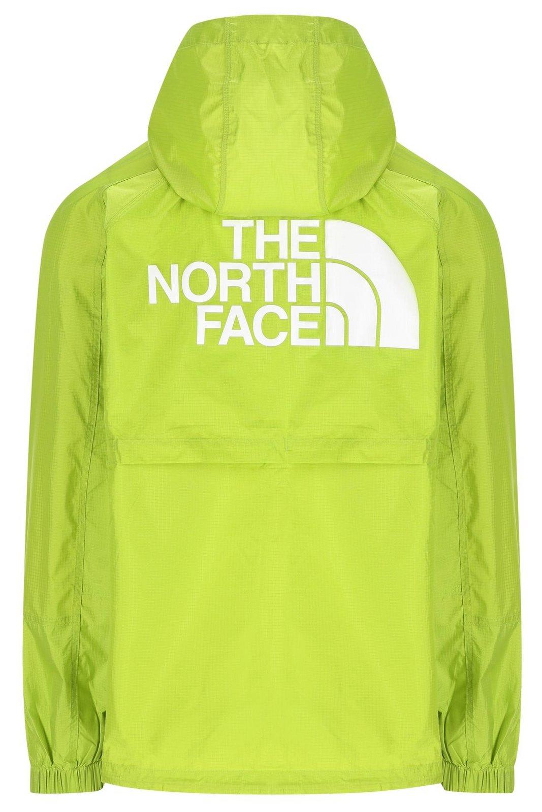 Shop The North Face Logo Printed Hooded Jacket