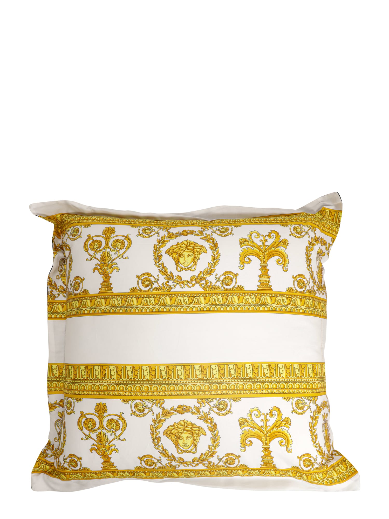 Versace Cushion In White/black | ModeSens