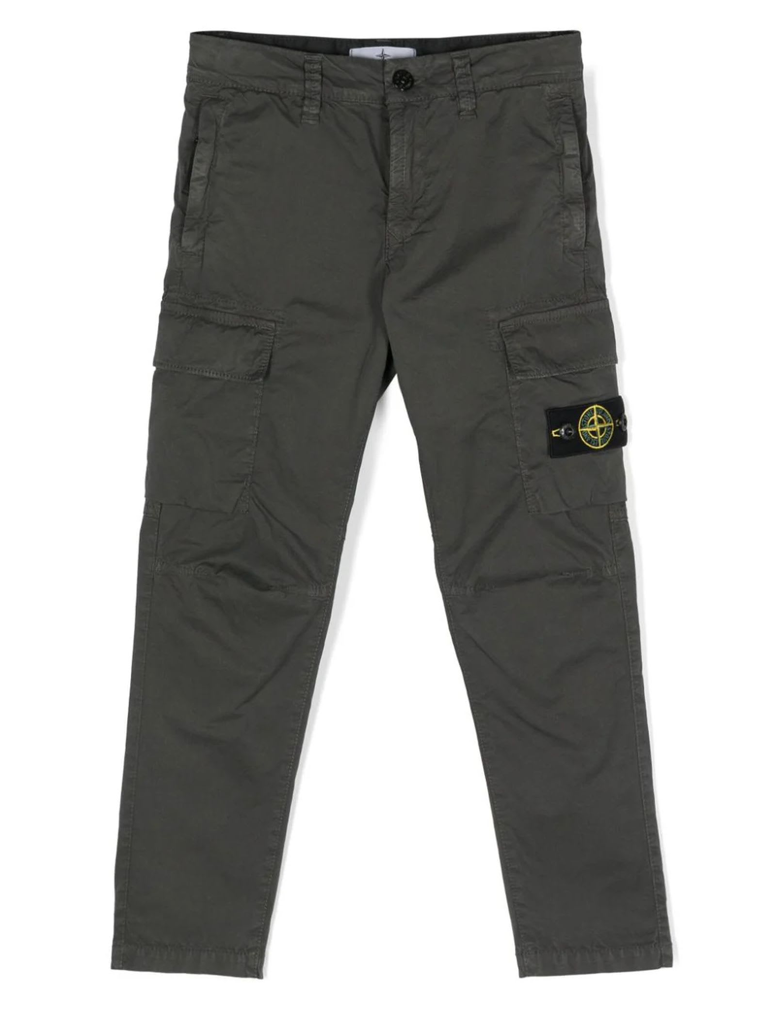 Stone Island Kids Trousers Grey
