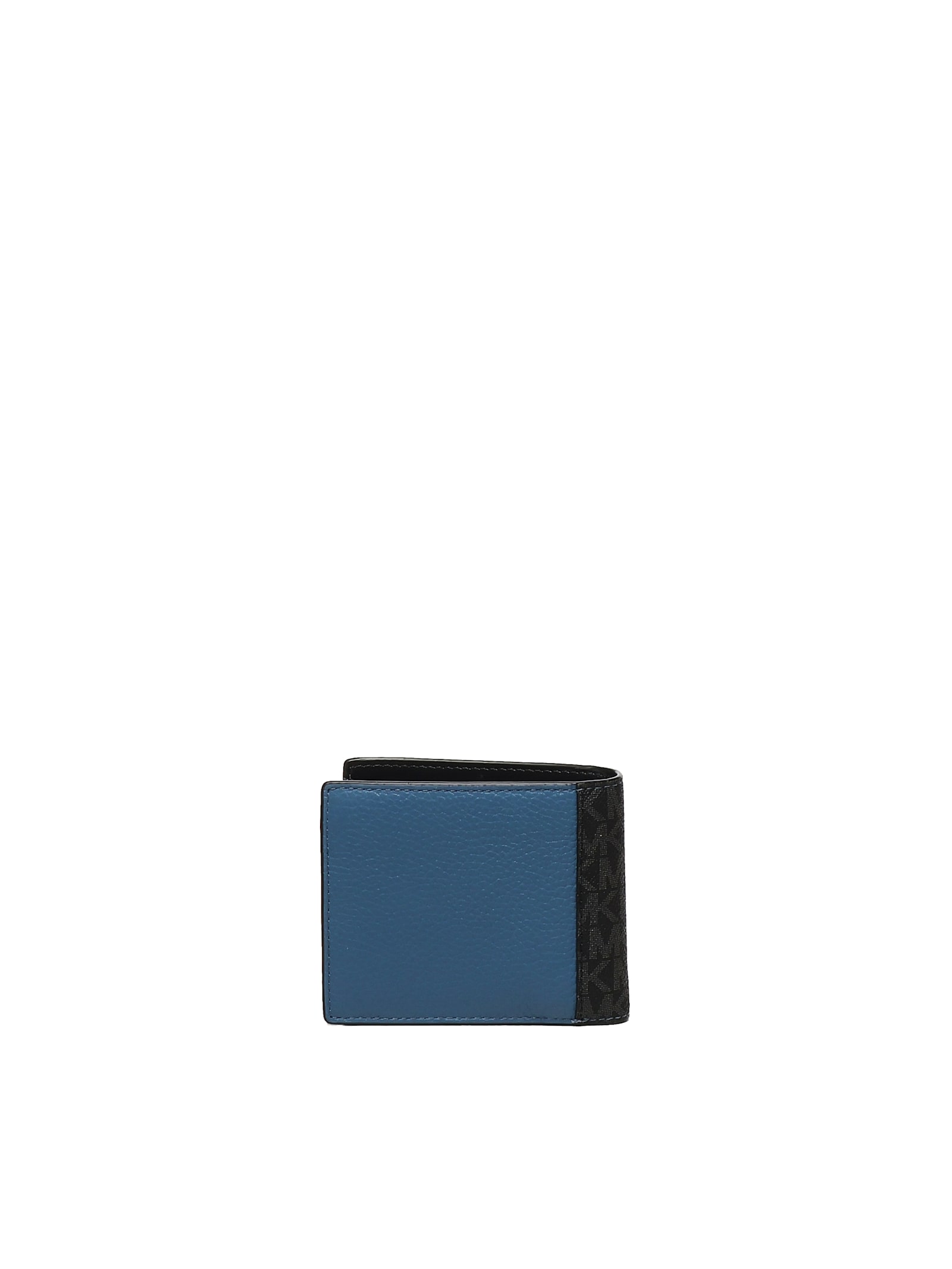 Michael Michael Kors Bifold Wallet In Blue