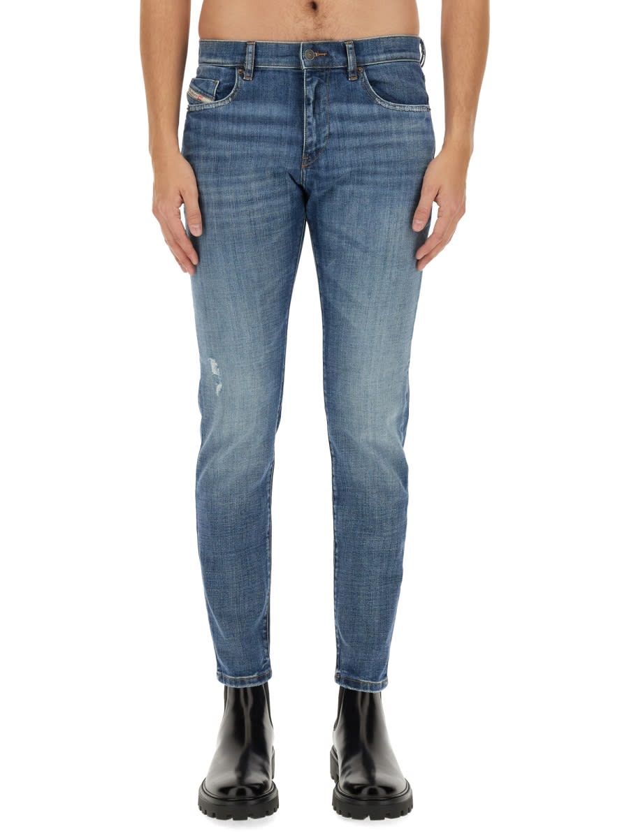 Shop Diesel D-strukt Jeans In Blue