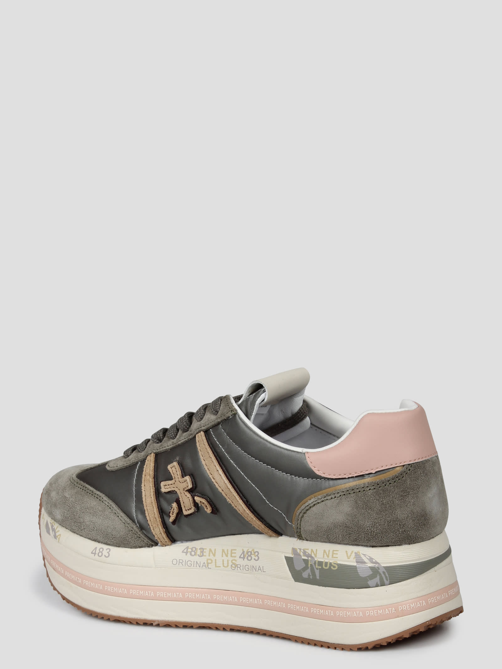 Shop Premiata Beth 6956 Sneakers In Grey