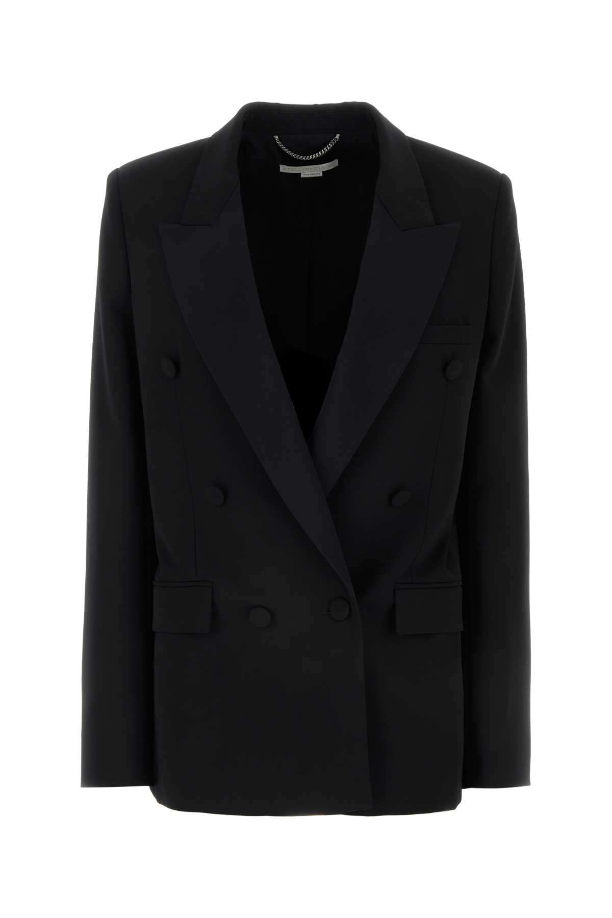 Shop Stella Mccartney Black Stretch Wool Blazer