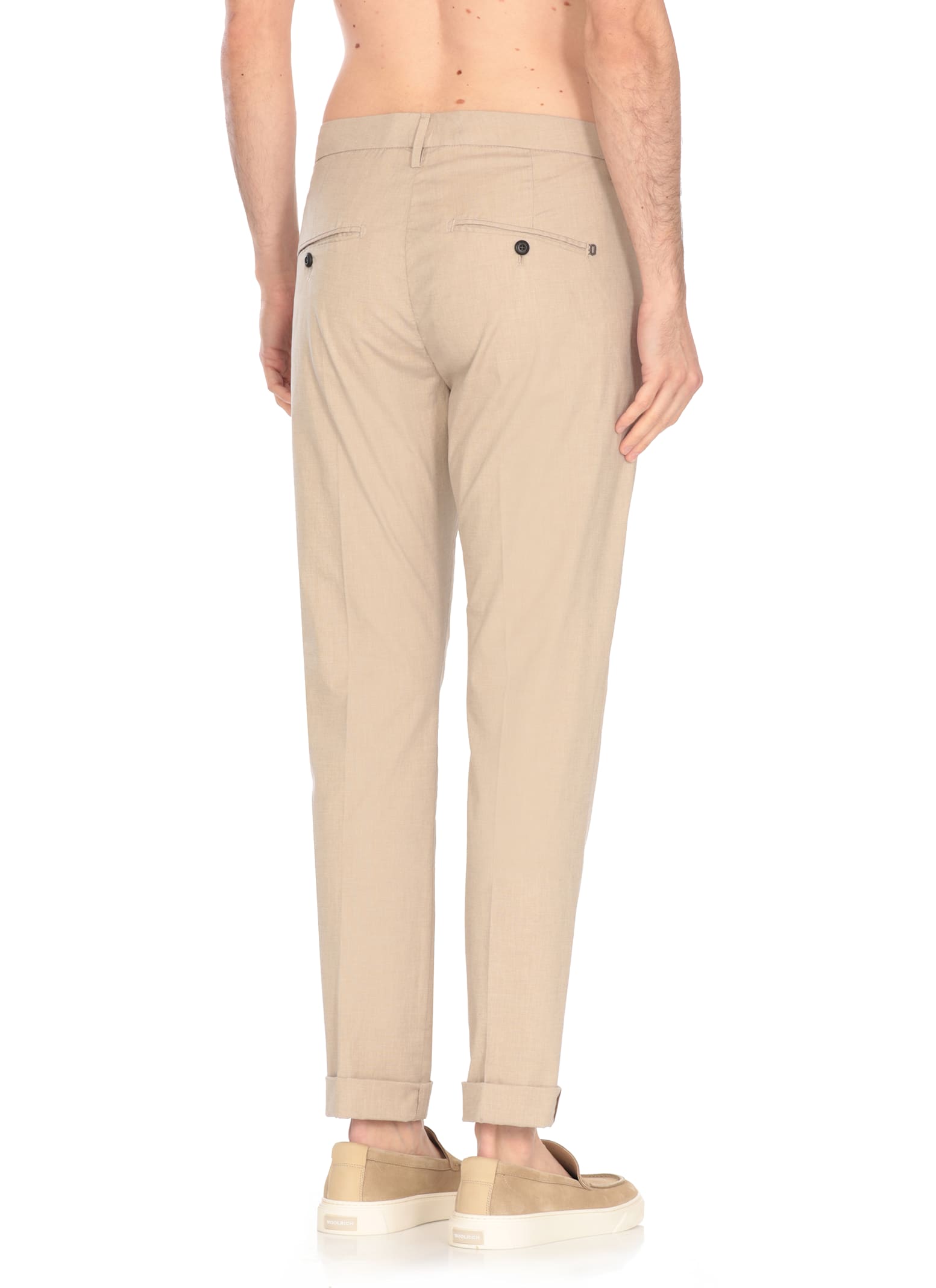 Dondup Cuffed Slim Fit Pants