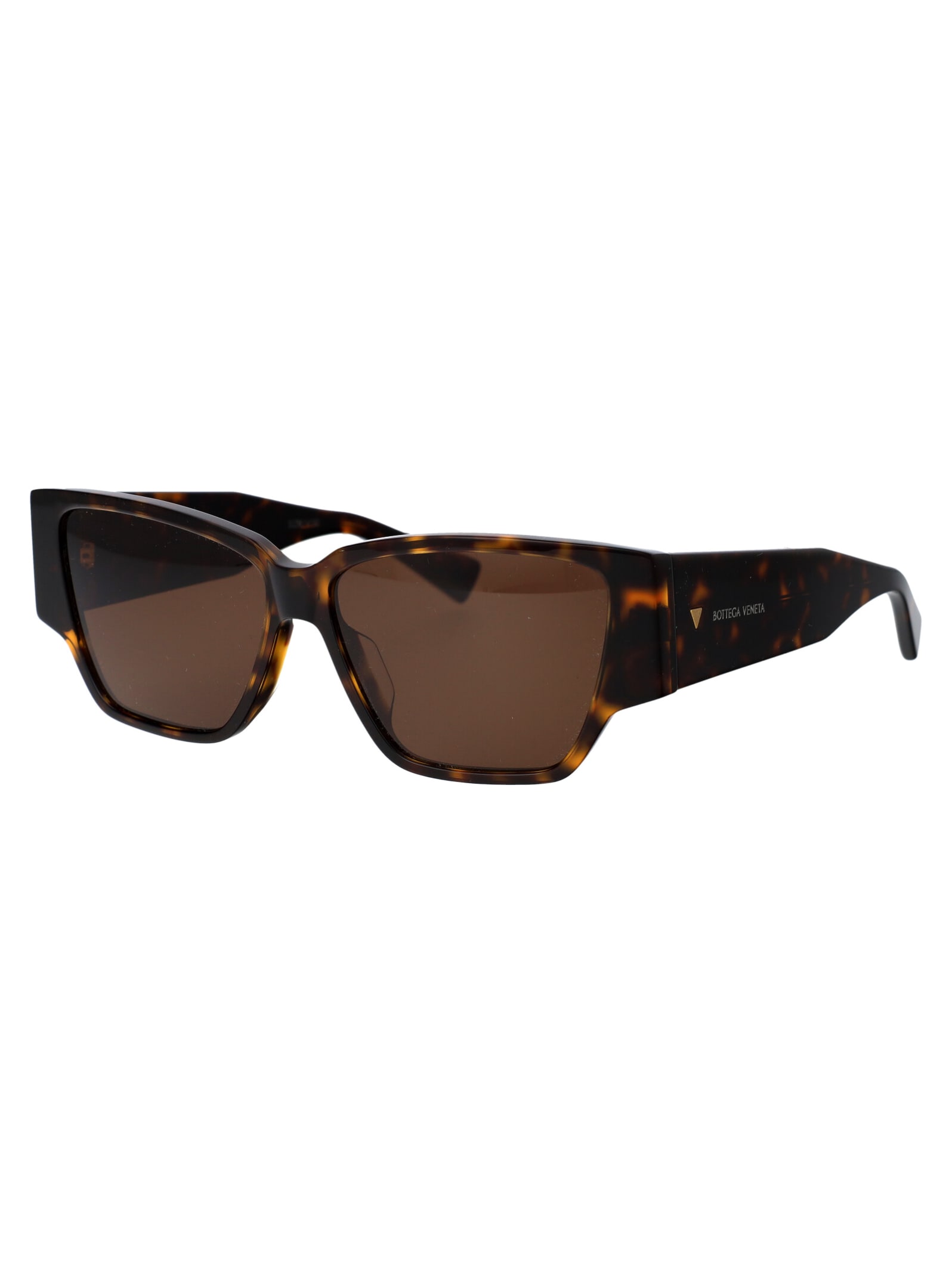 Shop Bottega Veneta Bv1285s Sunglasses In 002 Havana Havana Brown