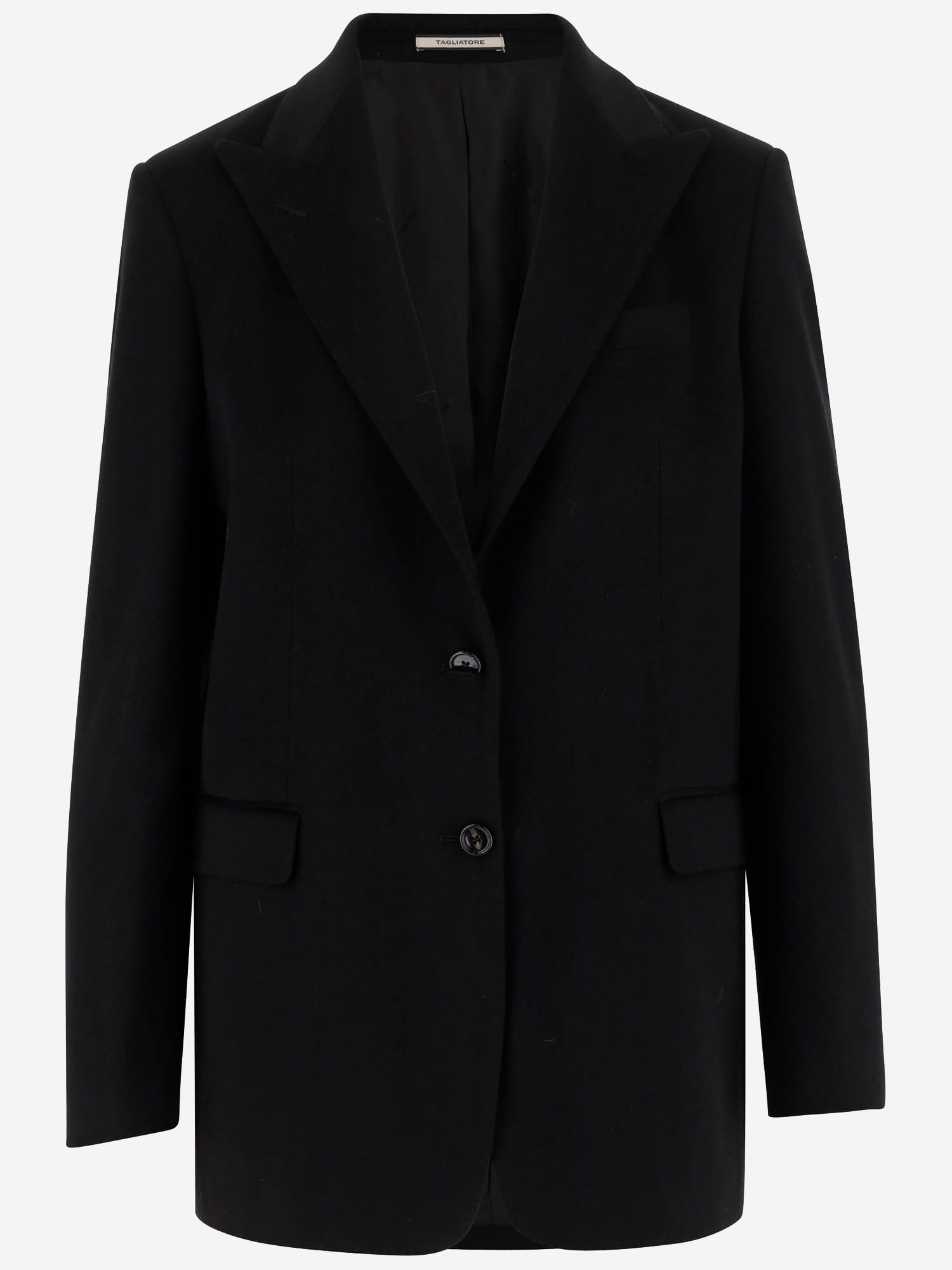 Two-button Cashmere Long Jacket