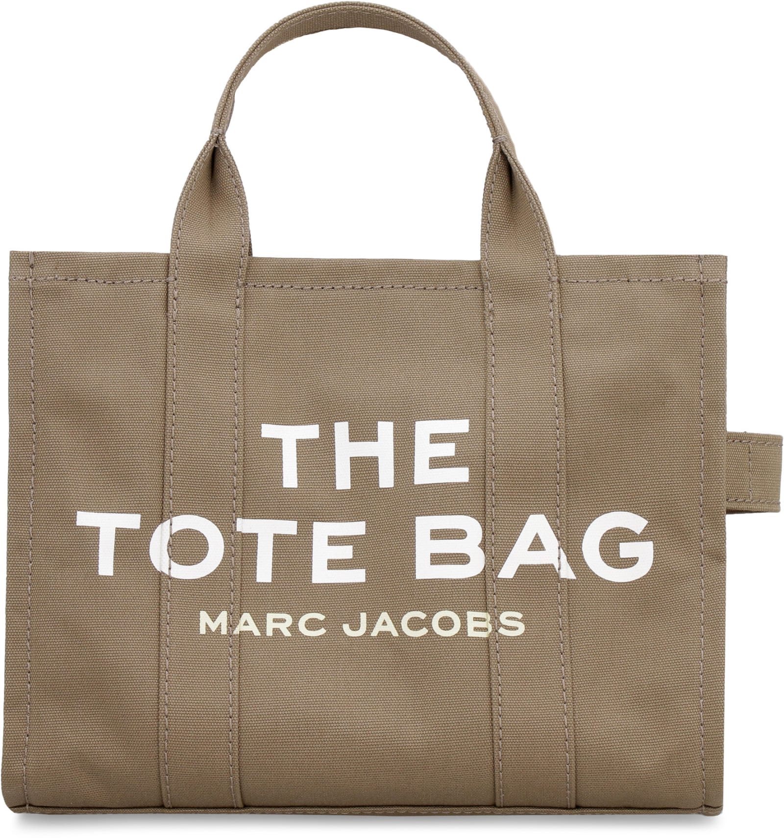 Shop Marc Jacobs The Medium Tote Bag Canvas In Green