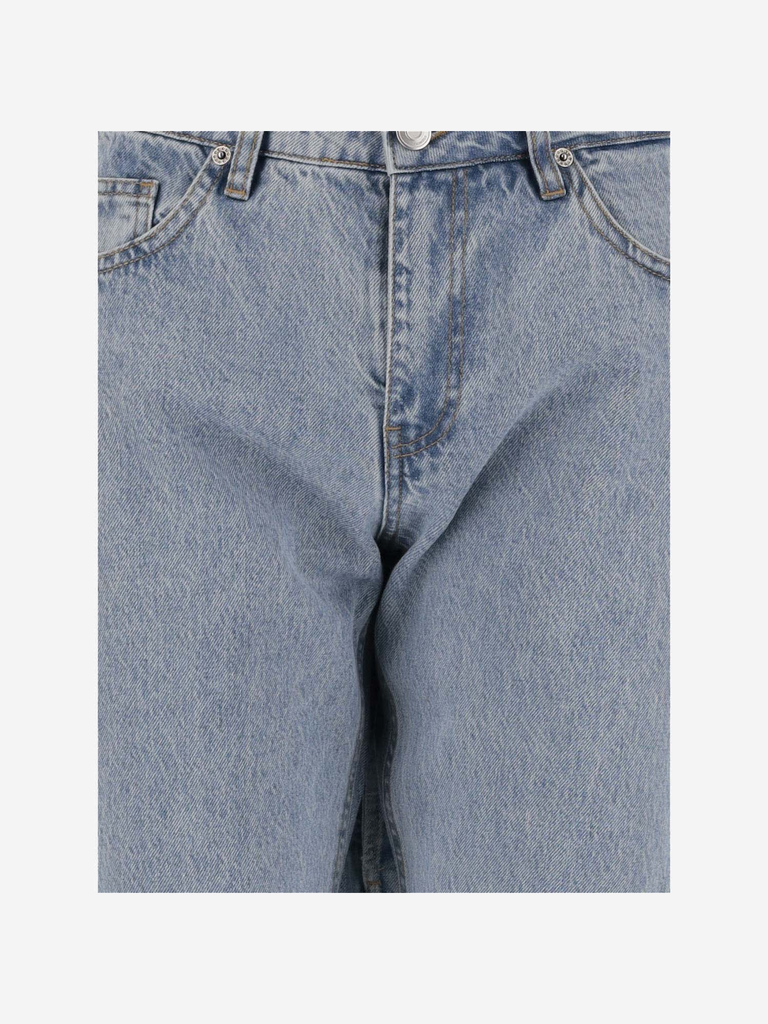 Shop Coperni Cotton Denim Flared Jeans In Blue