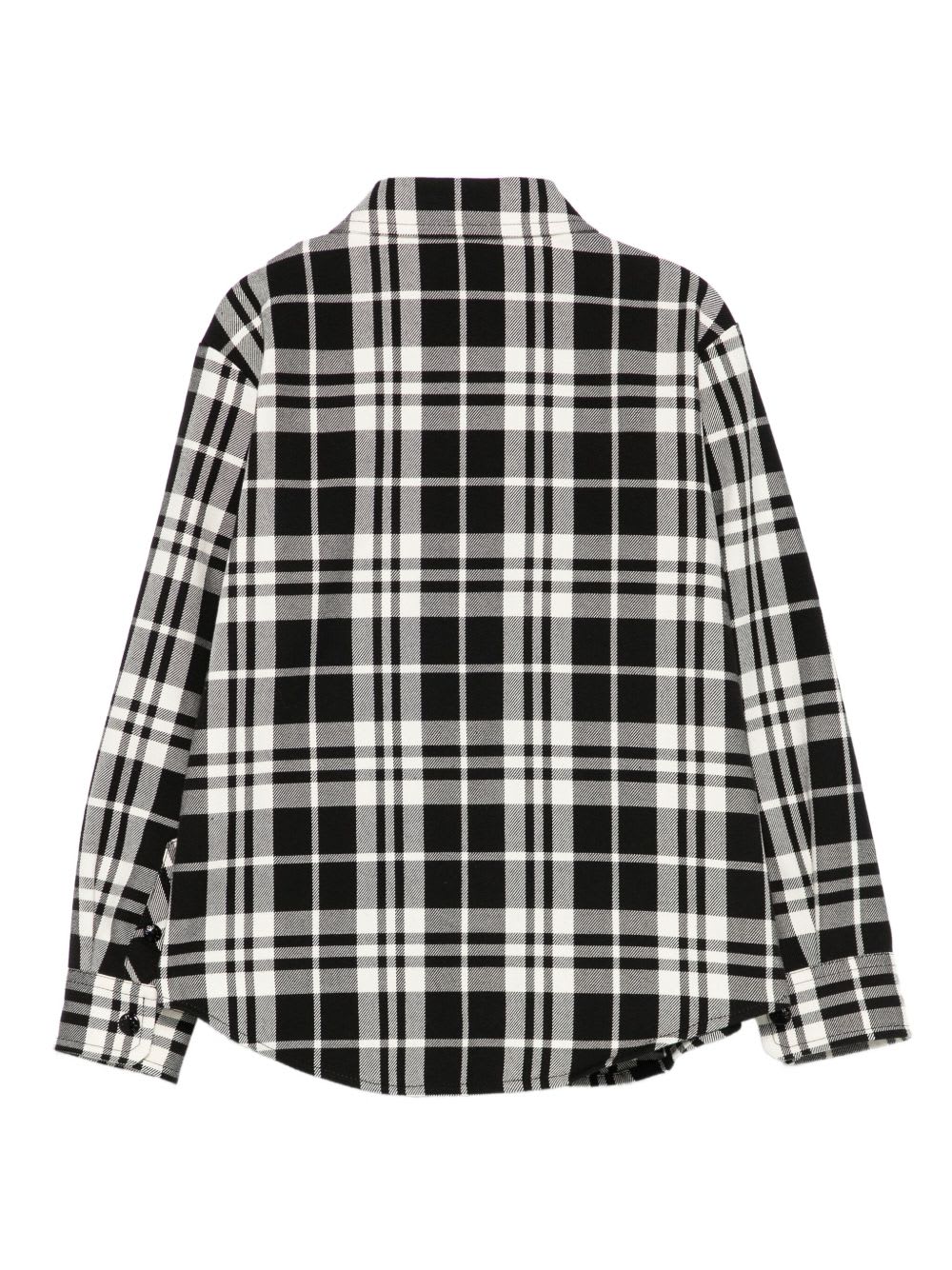 Moncler Black Shirt For Boy With Logo In Black