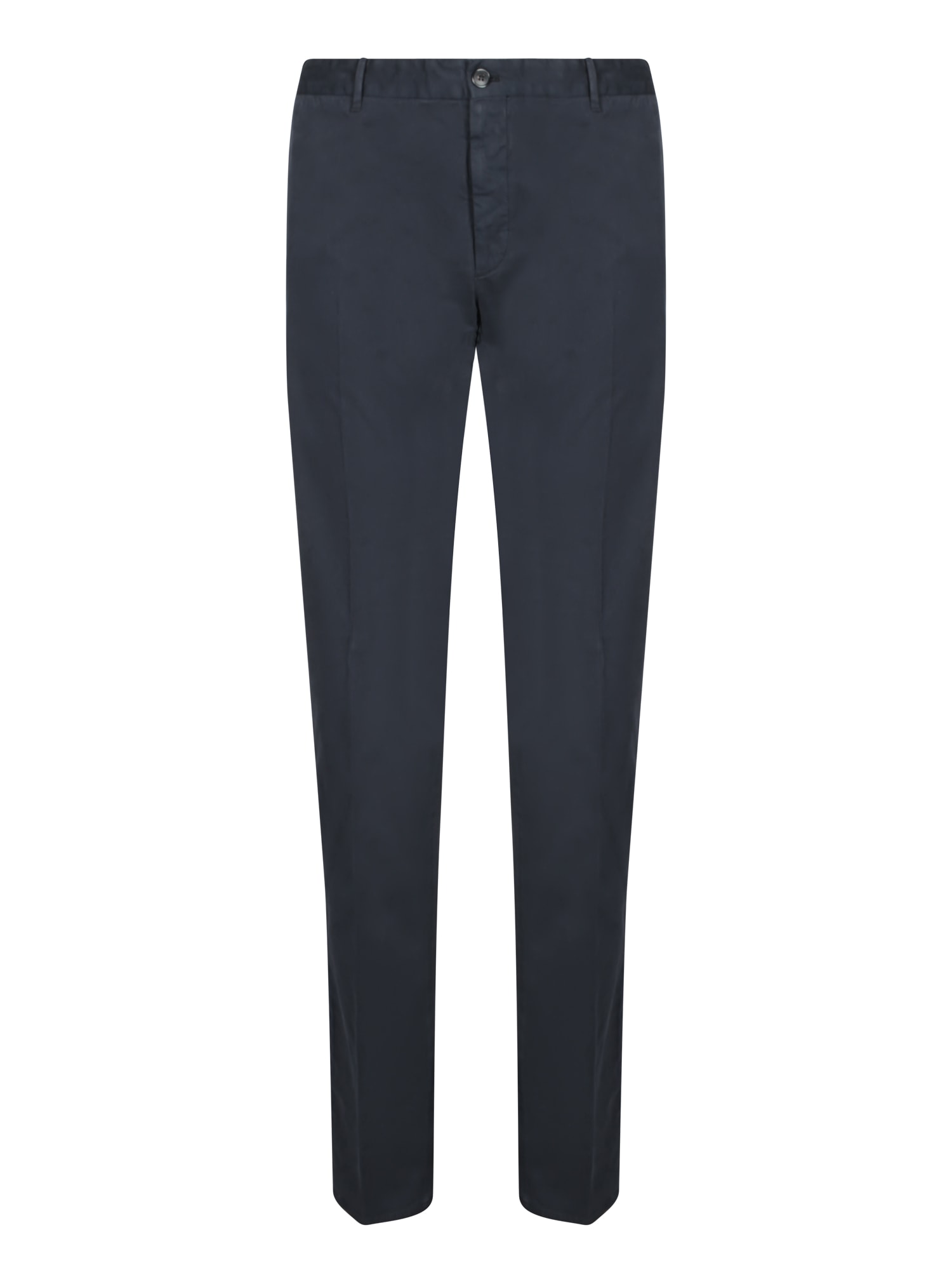 Incotex Dark Blue Slim Pants In Blue
