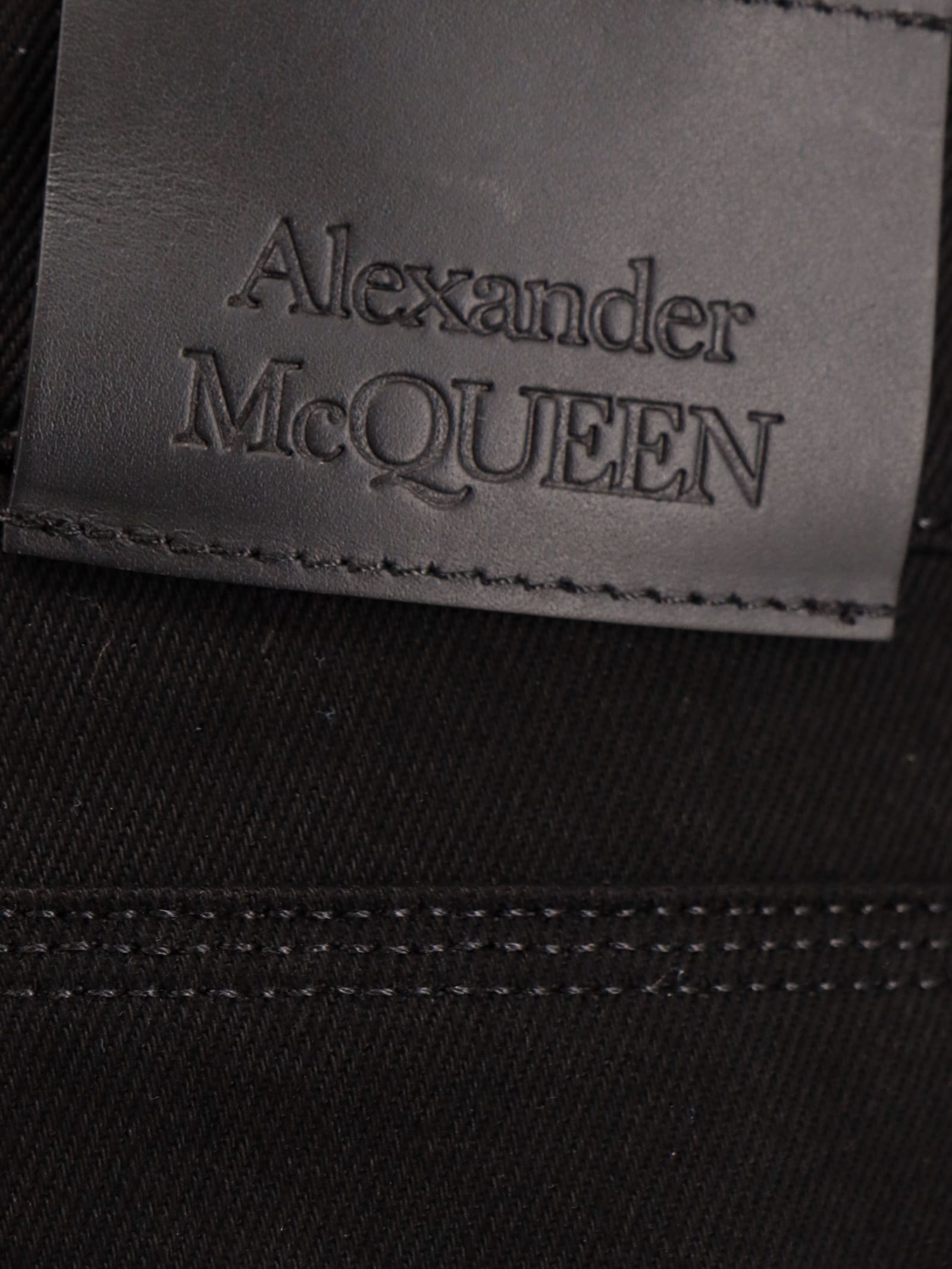 Shop Alexander Mcqueen Bermuda Shorts In Black