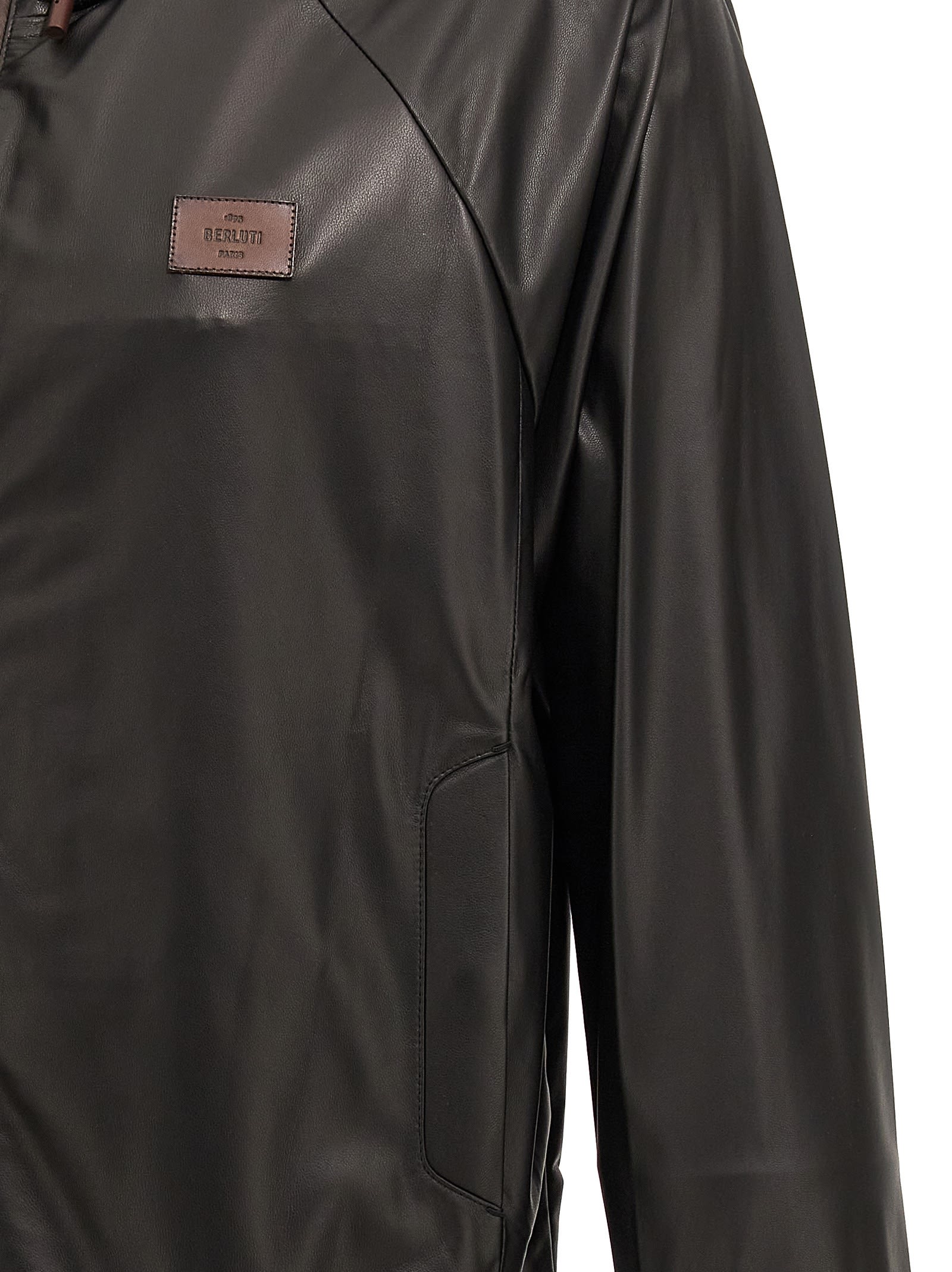 Shop Berluti B-way Fly Jacket In Black