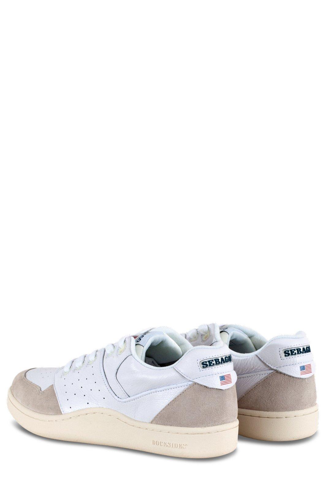 Sebago Hurricane Lace-up Sneakers In White