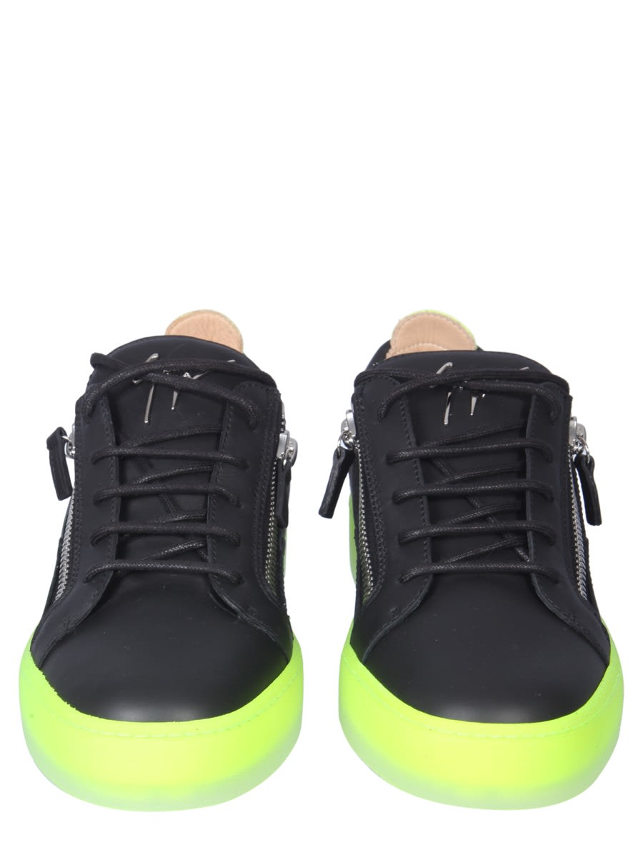 Shop Giuseppe Zanotti Frankie Sneakers In Black