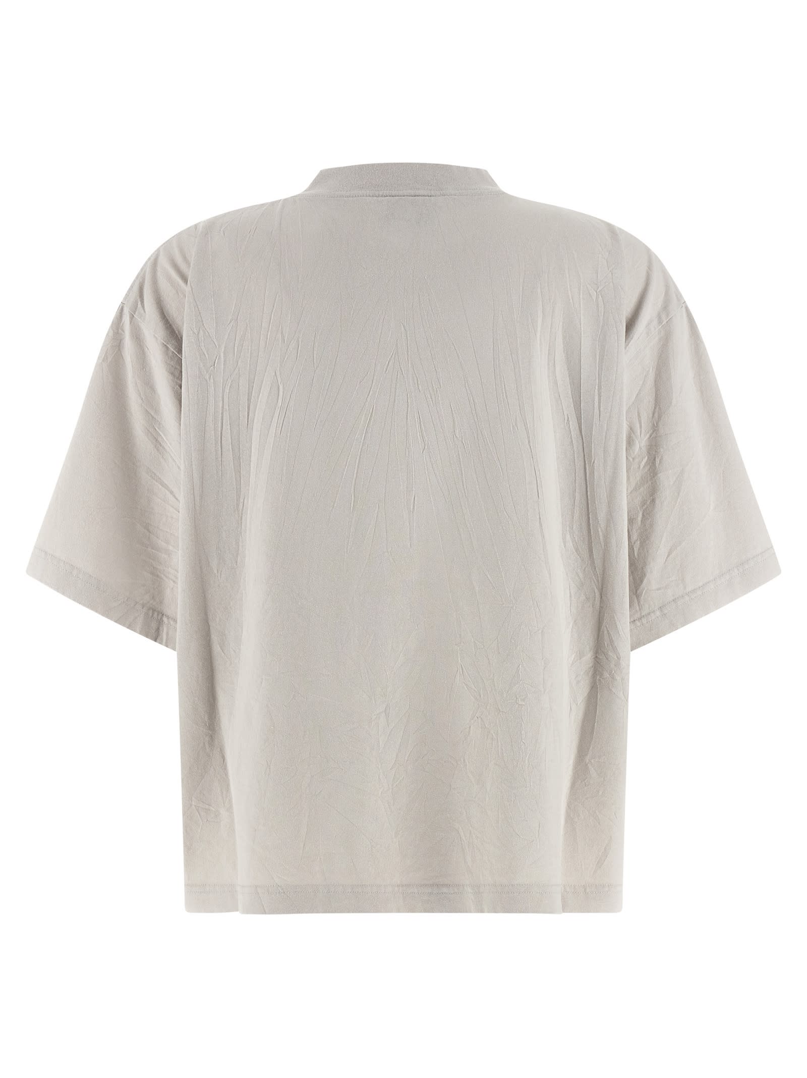 Balenciaga Cat Graphic Relaxed Fit T-shirt In Gray