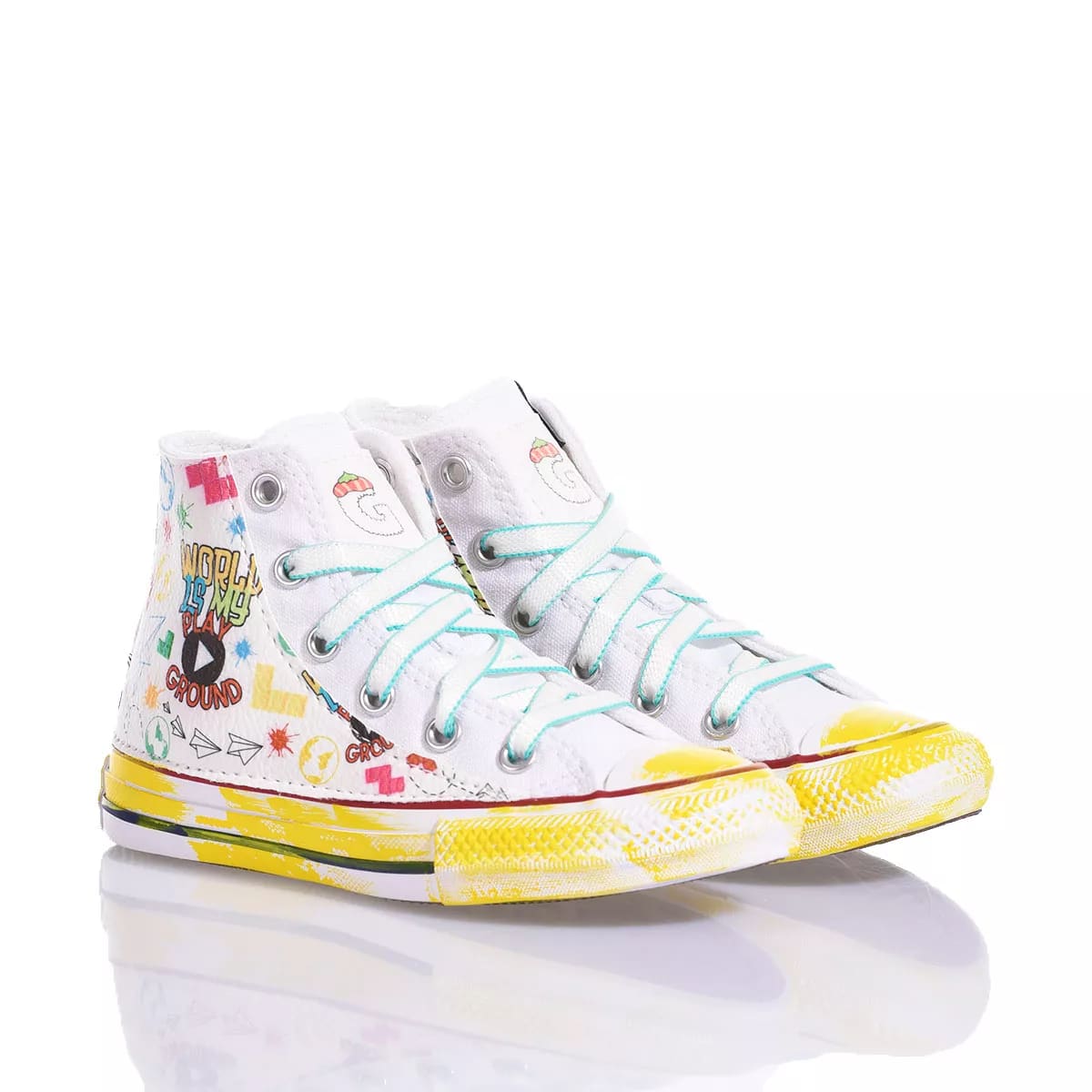 Shop Mimanera Converse Junior Playground By Alyssa Custom