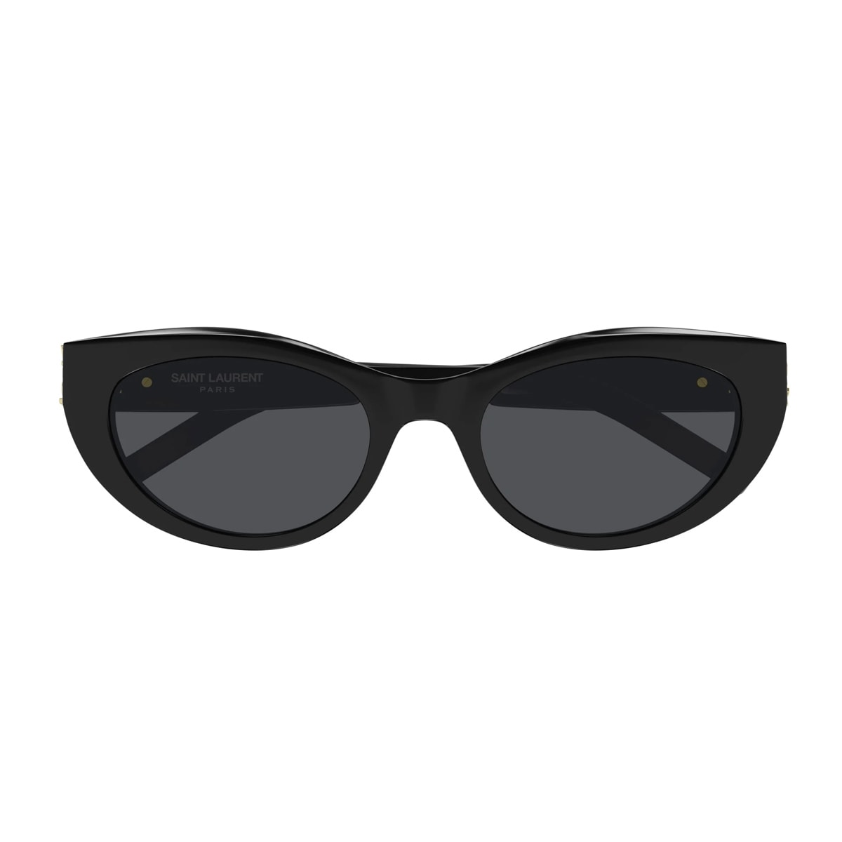 Shop Saint Laurent Sl M115 Linea Monogram 005 Black Grey Sunglasses