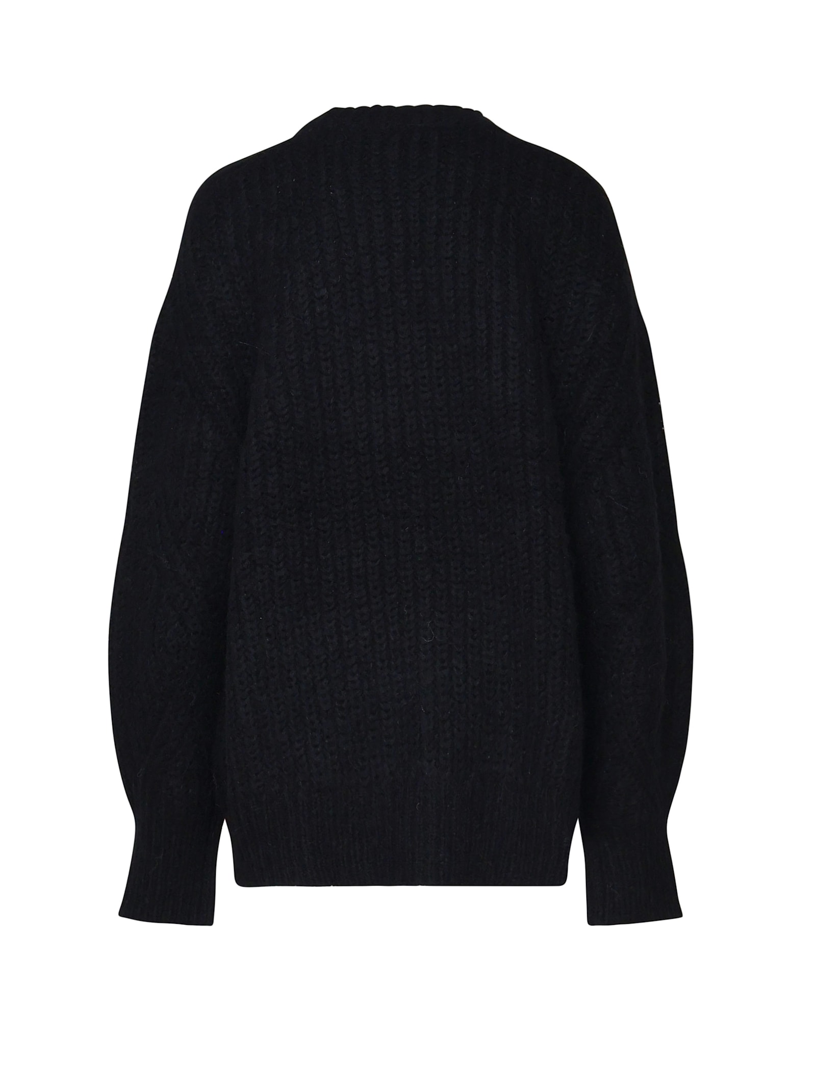 ROTATE BIRGER CHRISTENSEN KNITTED LOGO SWEATSHIRT