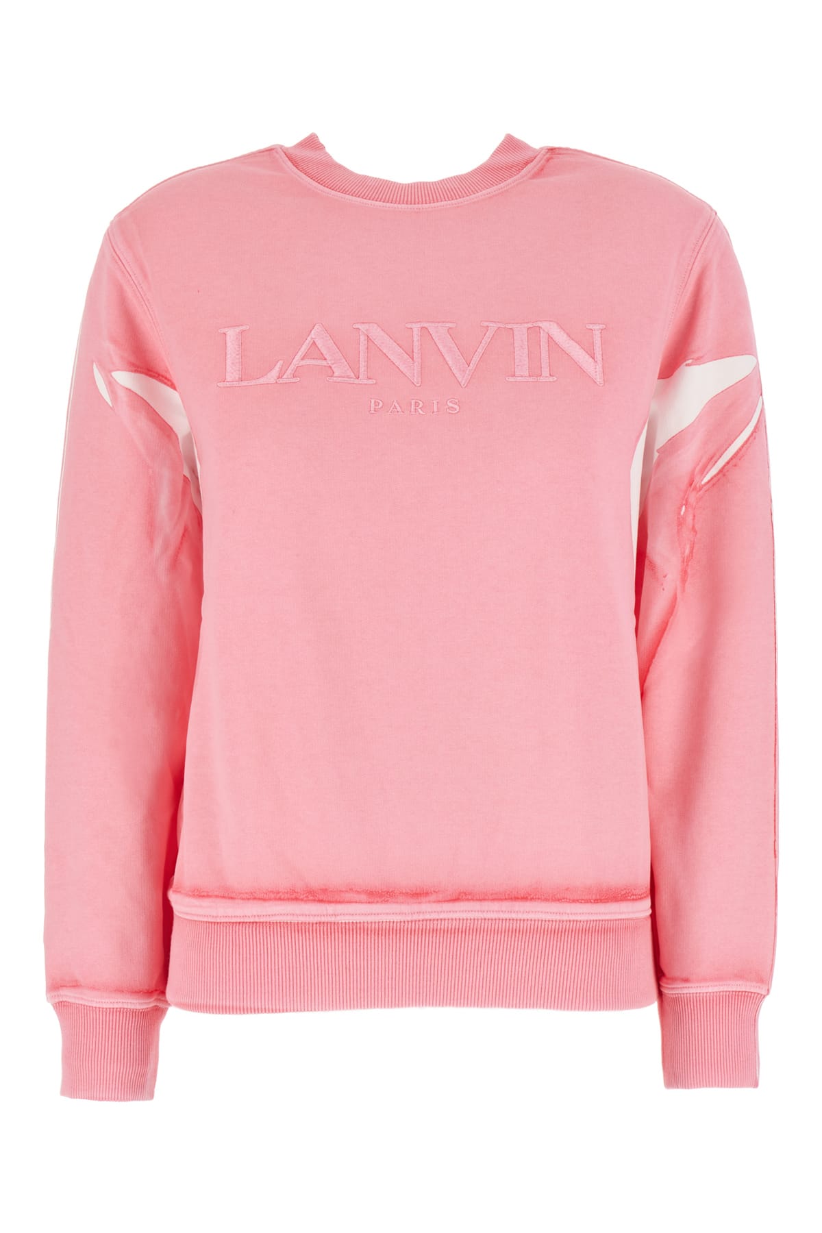 Shop Lanvin Pink Cotton Oversize Sweatshirt In 504