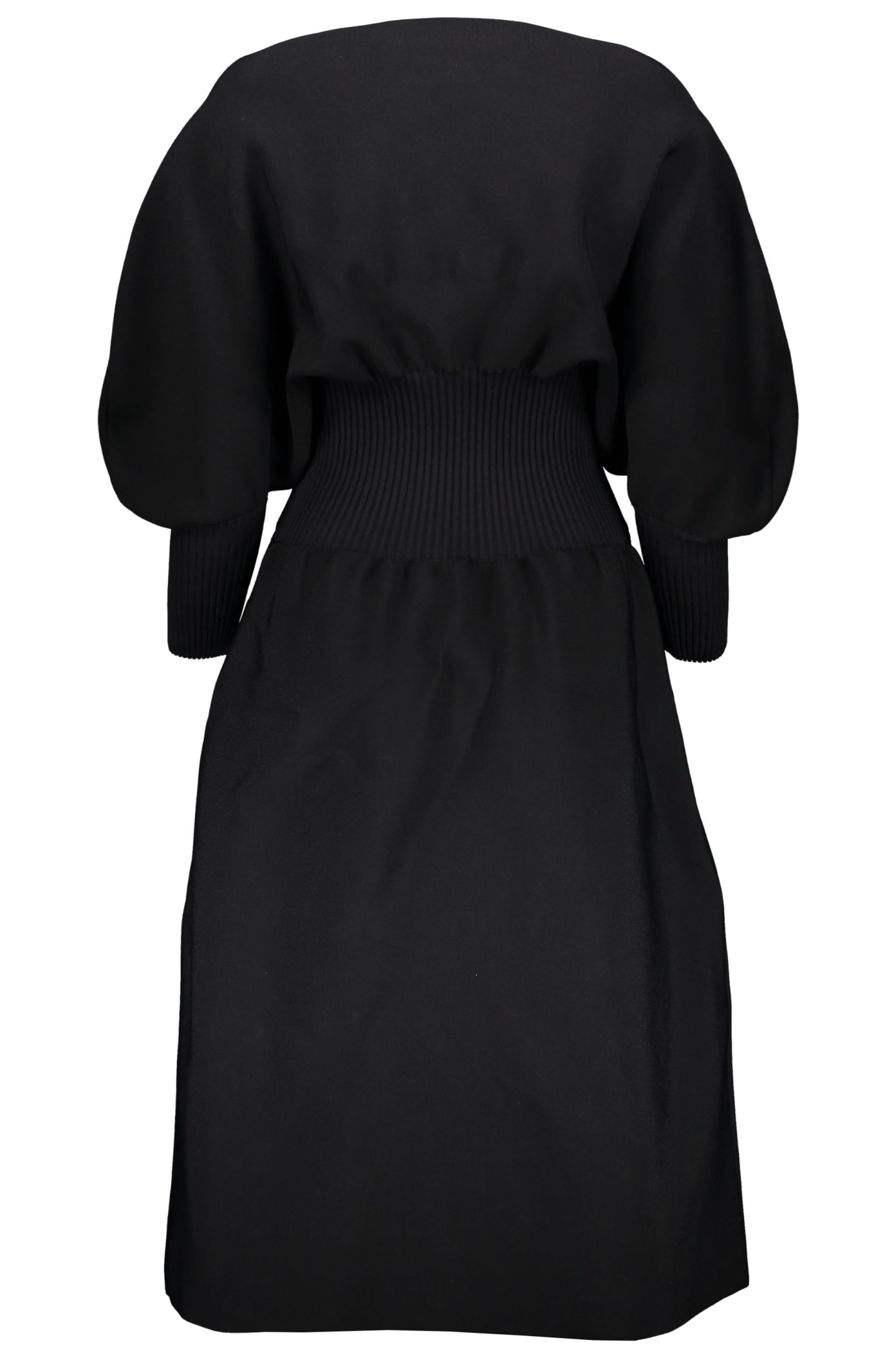 Shop Bottega Veneta Viscose Dress In Black