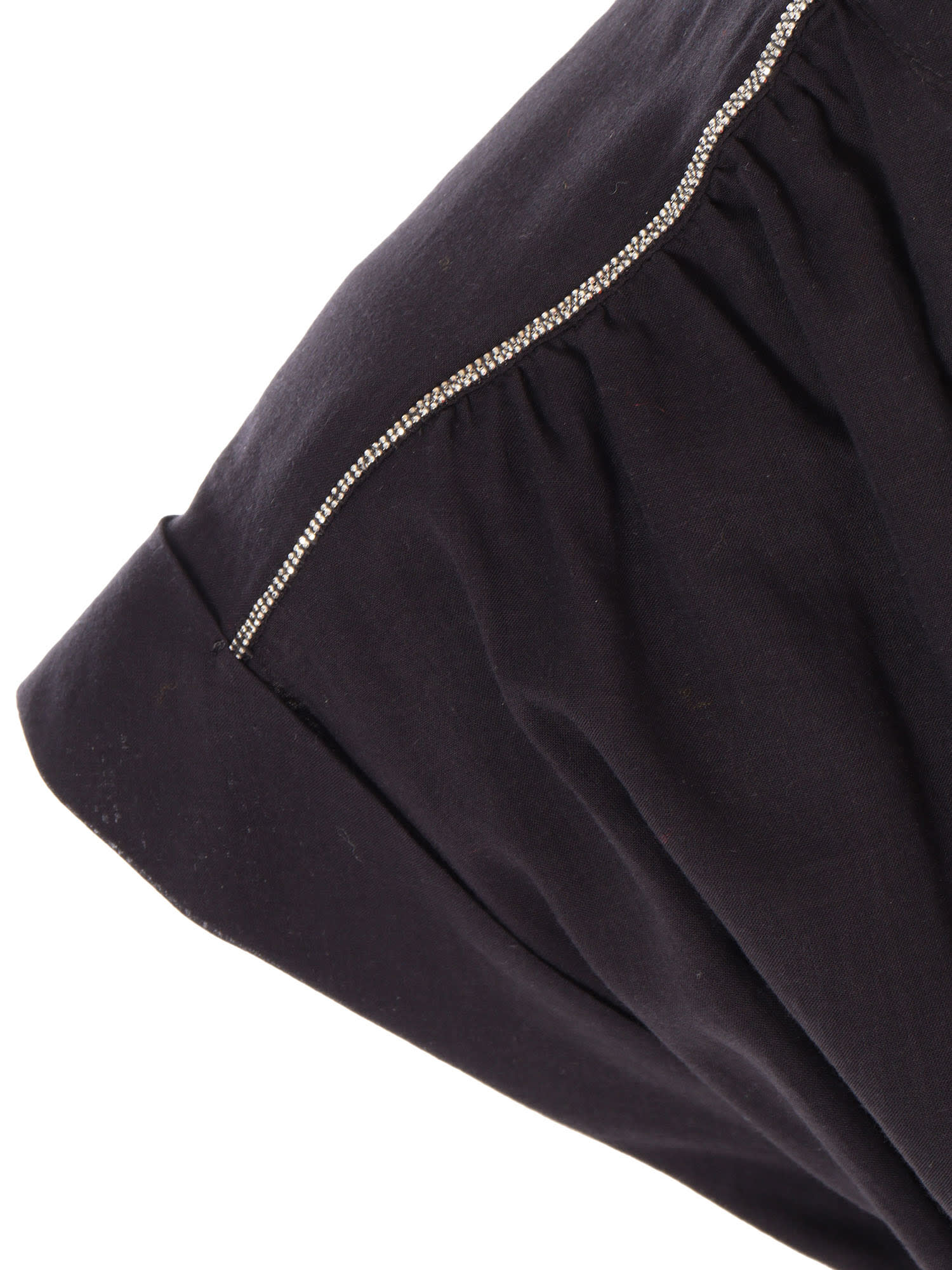 Peserico Tie-up Mini Dress In Black