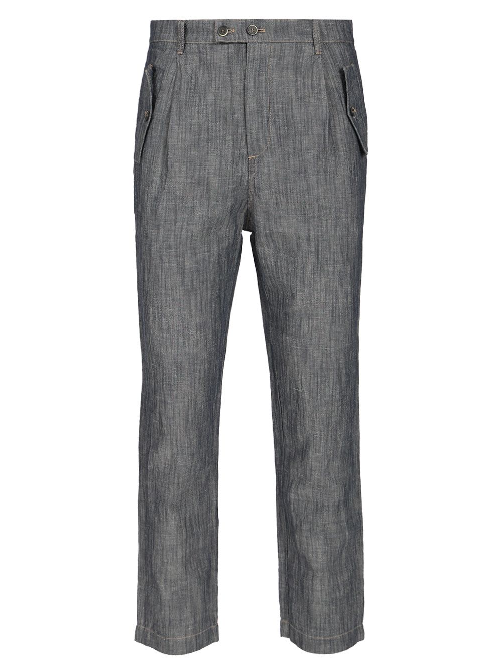 Shop Barena Venezia Lamar Piado Trousers In Blue