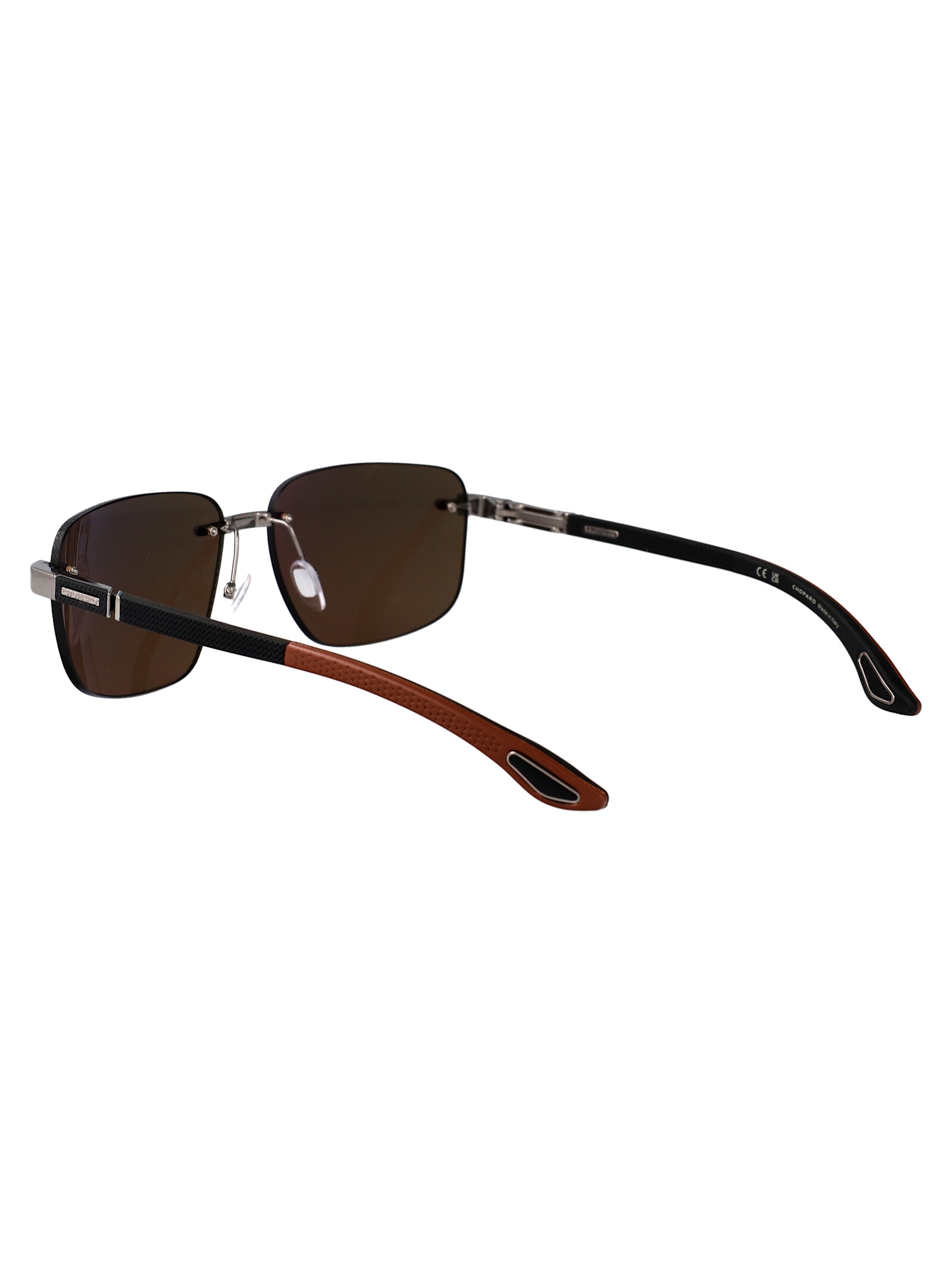 Chopard Schl22v Sunglasses In Rutenio Lucido Totale